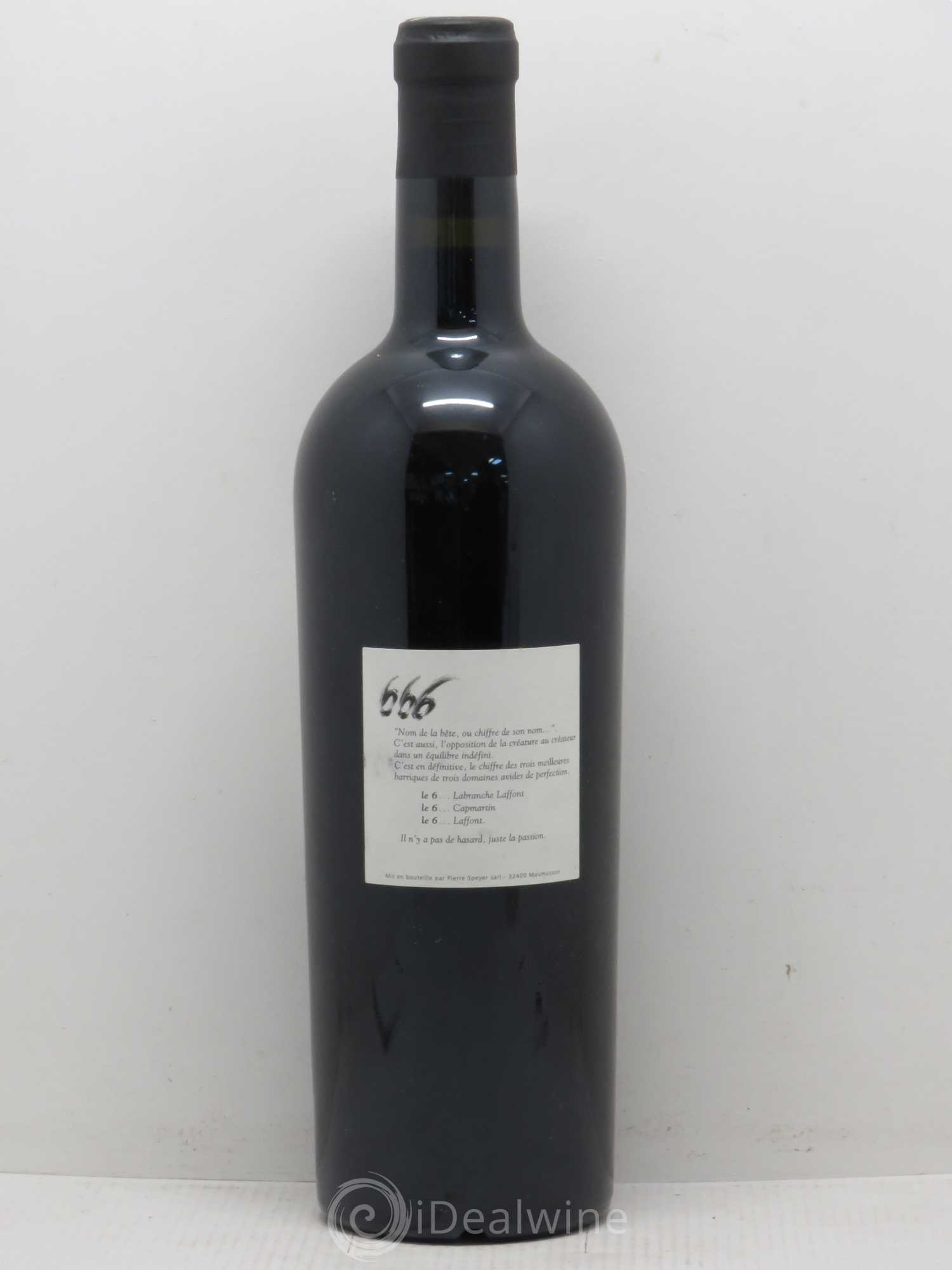 Madiran 666 Domaine Lafont 2006 - Posten von 1 Flasche - 1