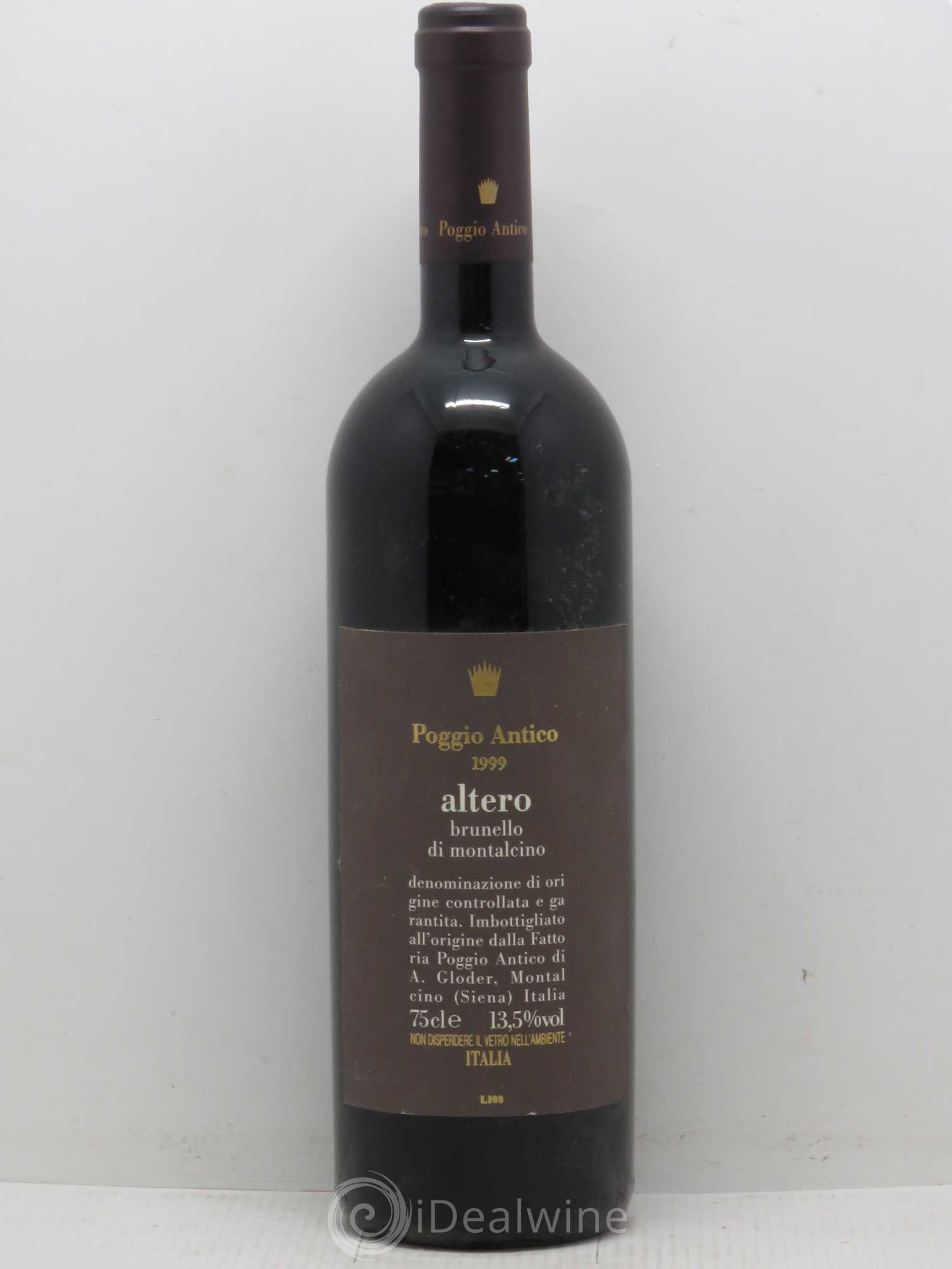 Brunello di Montalcino Poggio Antico Altero 1999 - Posten von 1 Flasche - 0