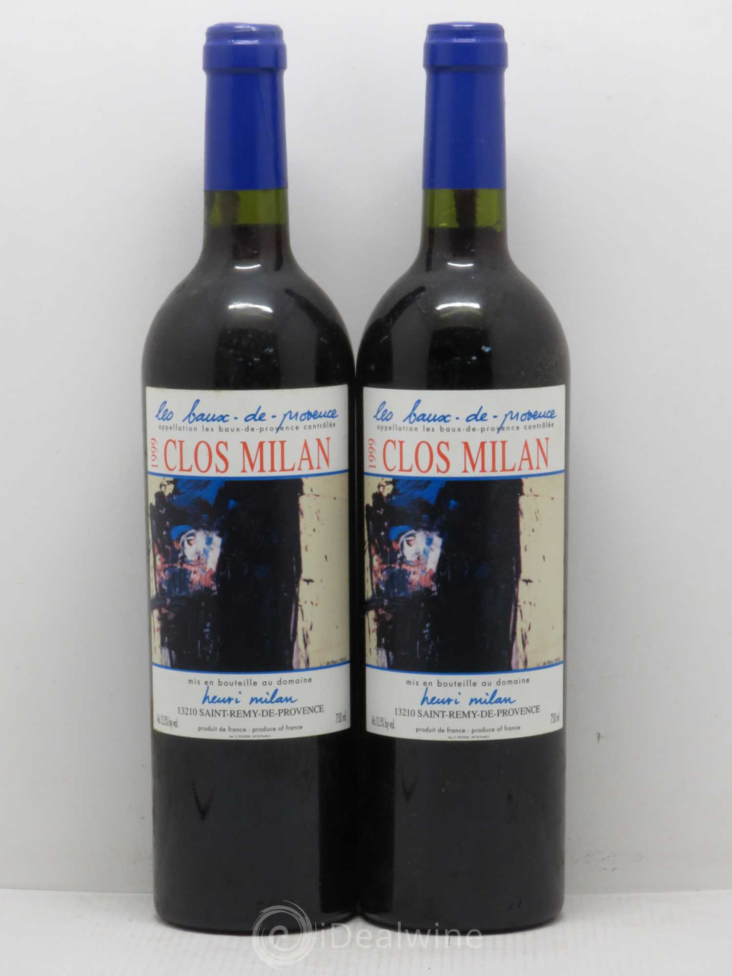 Baux de Provence Clos Milan Henri Milan 1999 - Lot de 2 bouteilles - 0
