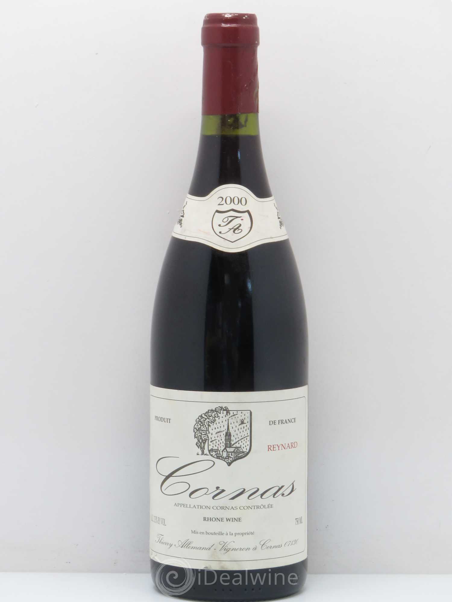 Cornas Reynard Thierry Allemand 2000 - Lot de 1 bouteille - 0