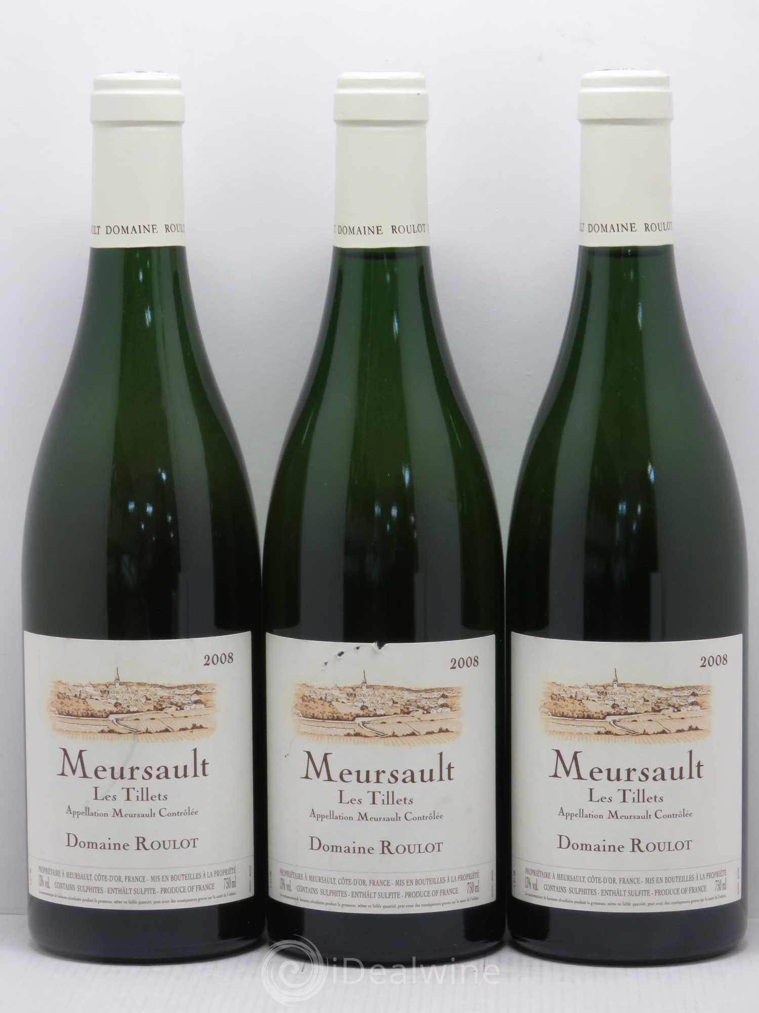 Meursault Les Tillets Roulot (Domaine) 2008 - Lot de 3 bouteilles - 0