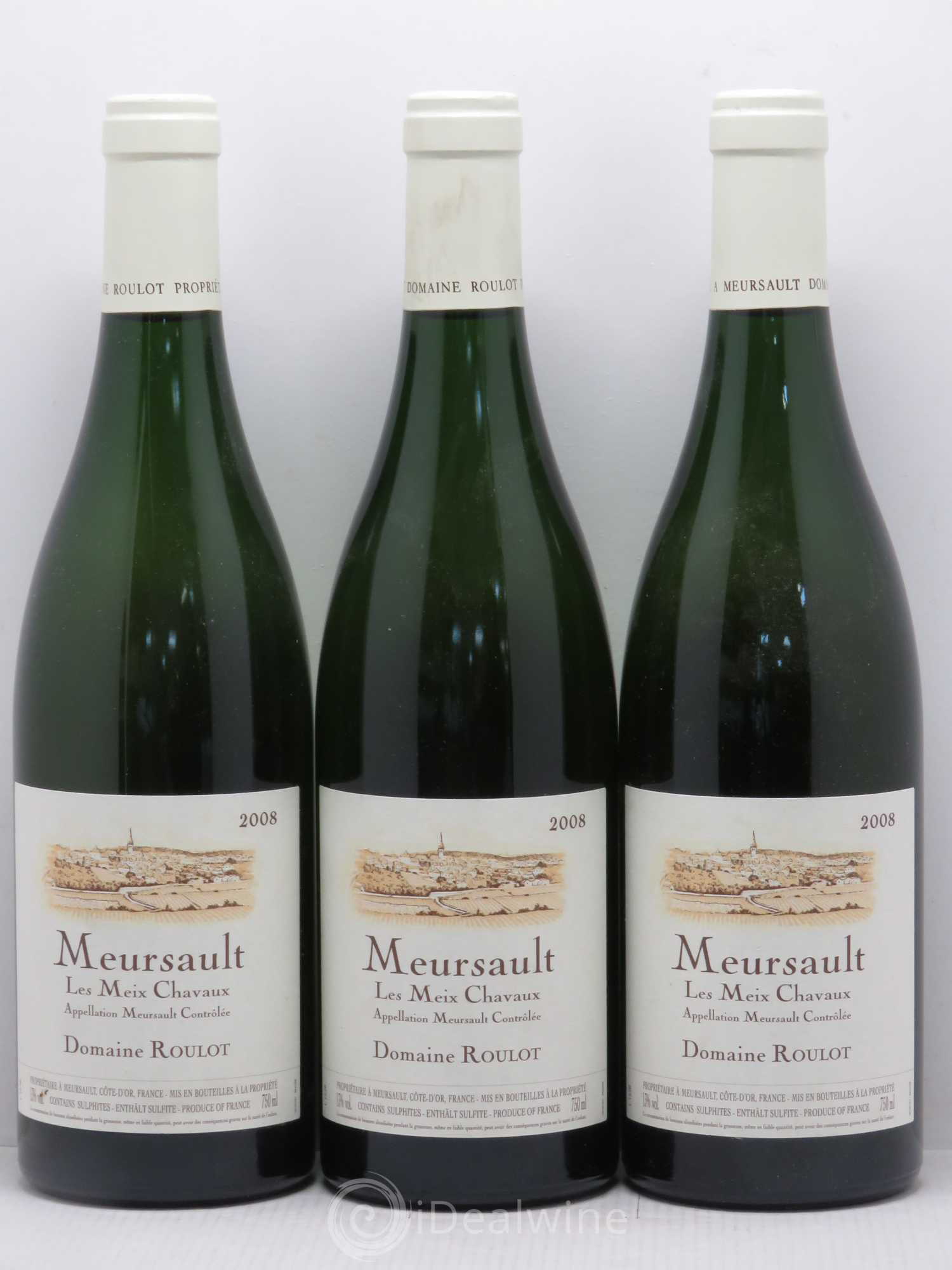 Meursault Meix Chavaux Roulot (Domaine) 2008 - Lot de 3 bouteilles - 0