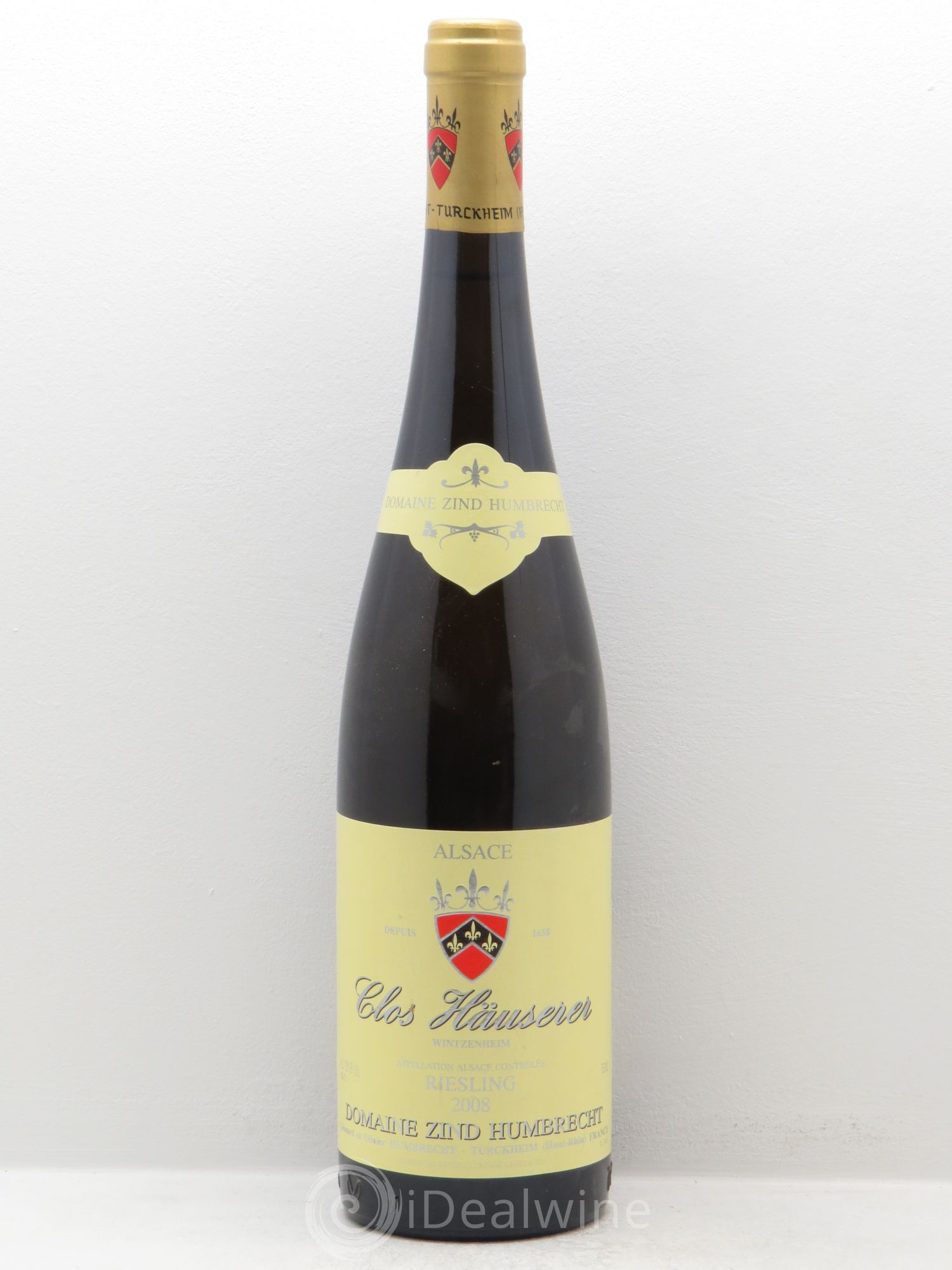 Alsace Riesling Clos Hauserer Zind-Humbrecht (Domaine) 2008 - Lot de 1 bouteille - 0