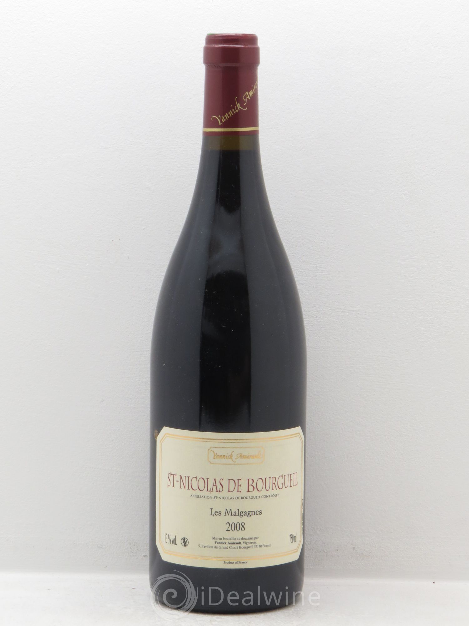 Saint-Nicolas de Bourgueil Les Malgagnes Yannick Amirault (Domaine) 2008 - Lot de 6 bouteilles - 0