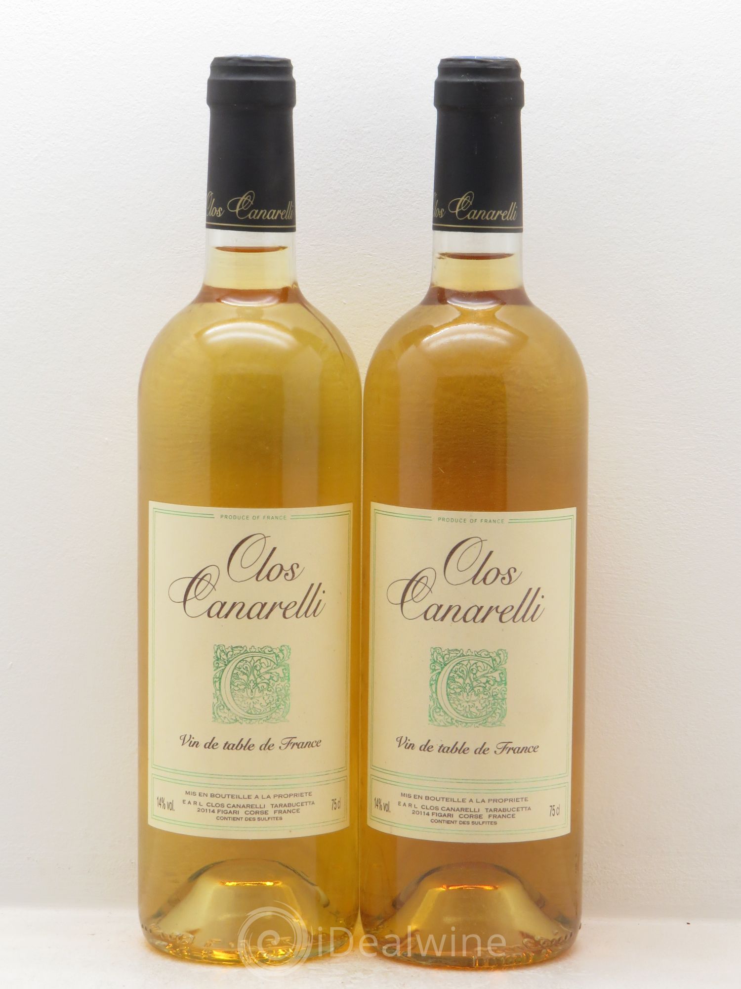 Vin de Corse Clos Canarelli - Posten von 2 Flaschen - 0