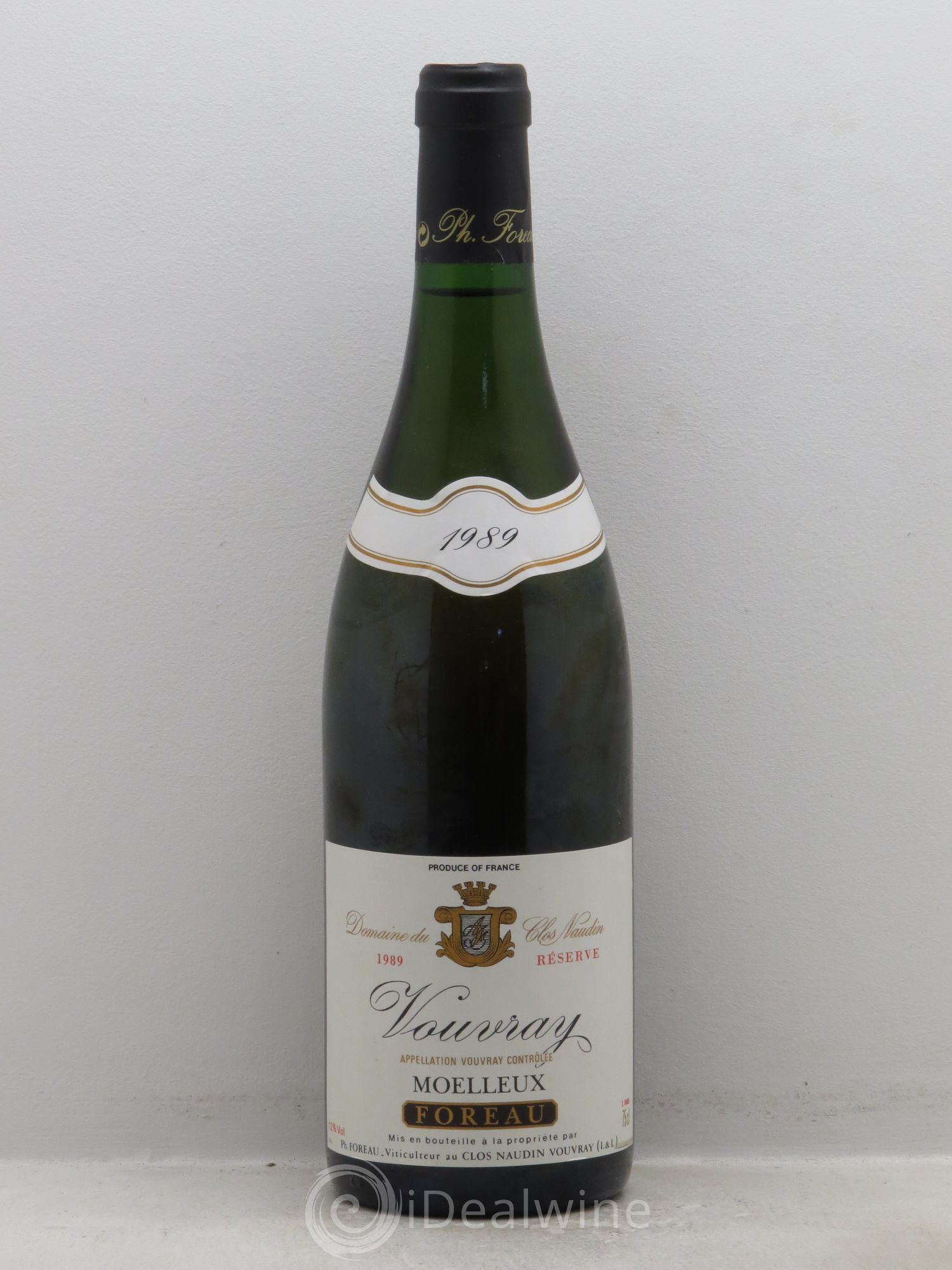 Vouvray Moelleux Réserve Clos Naudin - Philippe Foreau (senza prezzo di riserva) 1989 - Lotto di 1 bottiglia - 0