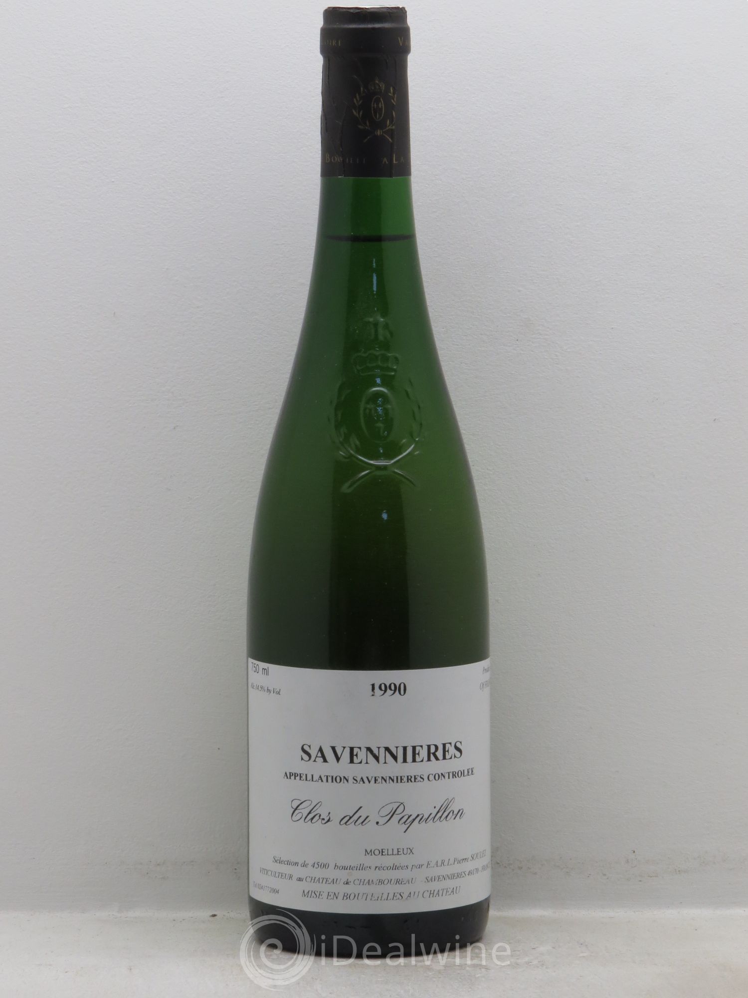 Savennières Clos du Papillon (sans prix de réserve) 1990 - Posten von 1 Flasche - 0