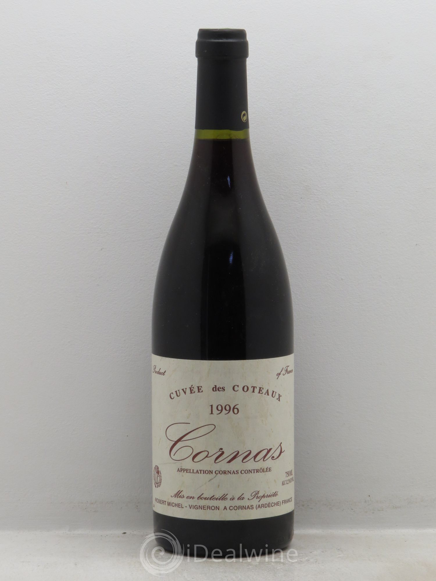 Cornas Cuvée des Coteaux Robert Michel (sans prix de réserve) 1996 - Lot de 1 bouteille - 0