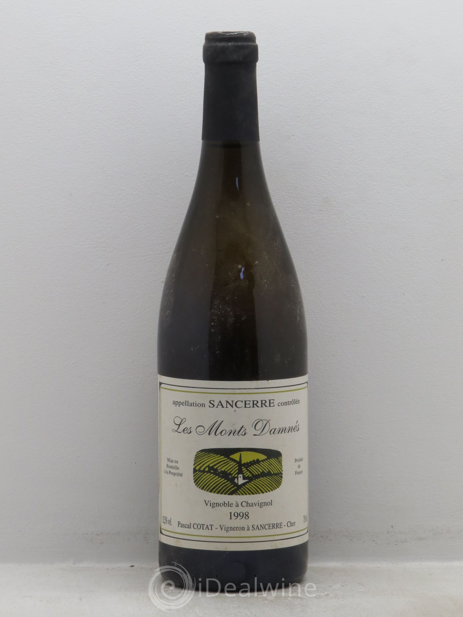 Sancerre les Monts Damnés Pascal Cotat (sans prix de réserve) 1998 - Posten von 1 Flasche - 0