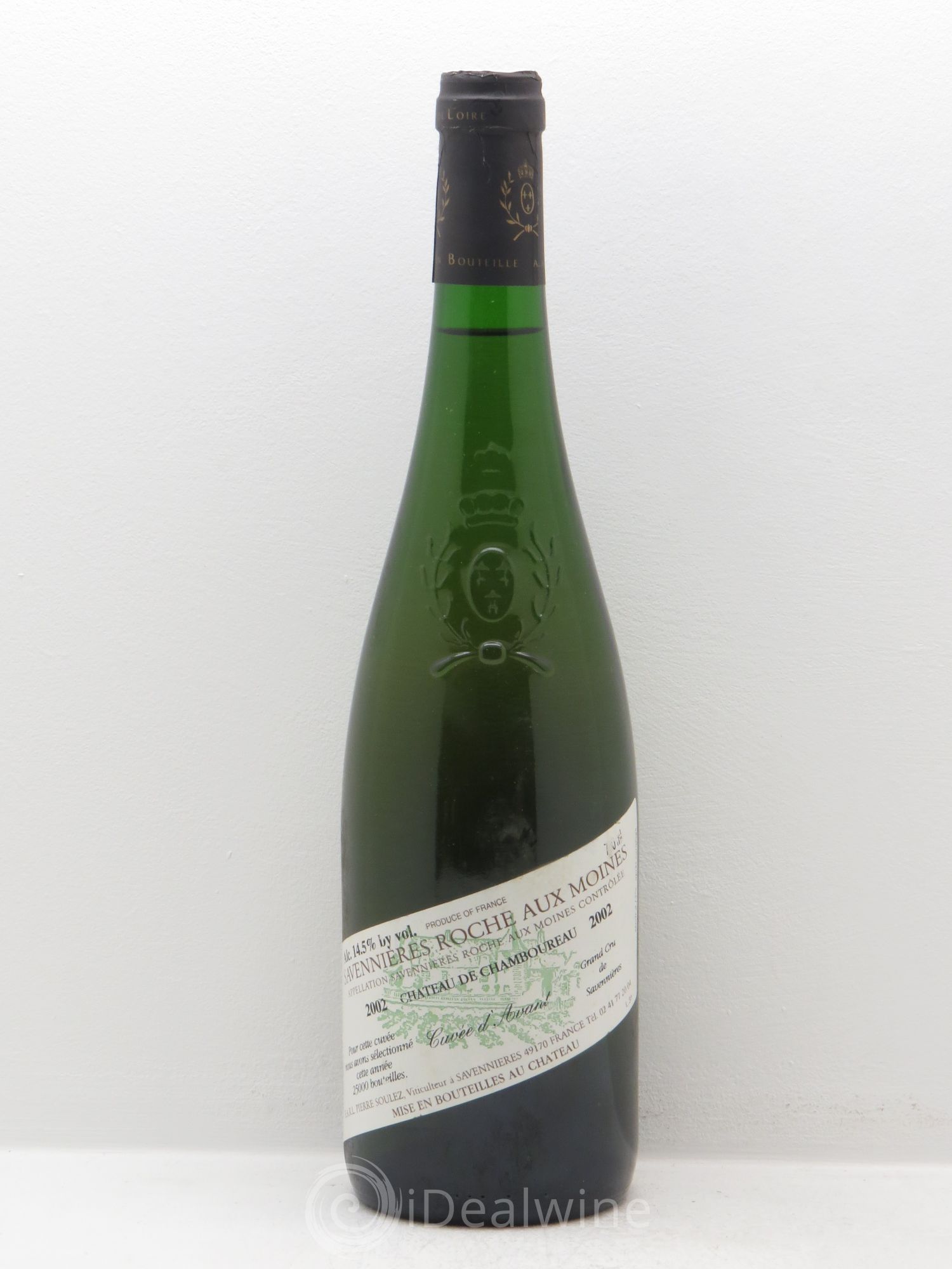 Savennières Roche aux Moines Cuvée d'Avant - Château de Chamboureau 2002 - Posten von 1 Flasche - 0