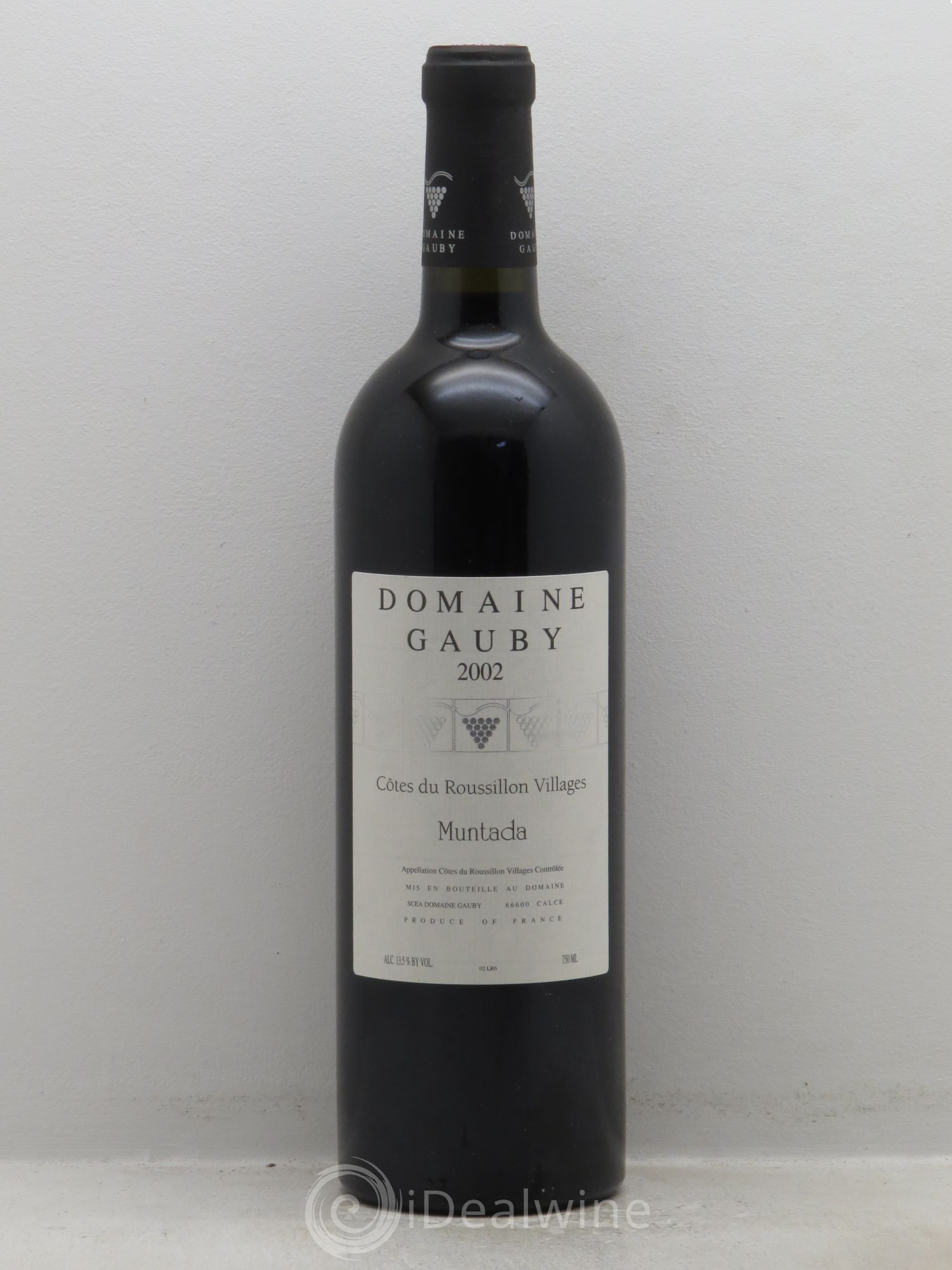 Côtes Catalanes (anciennement Côtes du Roussillon Villages) La Muntada Gauby (Domaine) (sans prix de réserve) 2002 - Lot de 1 bouteille - 0
