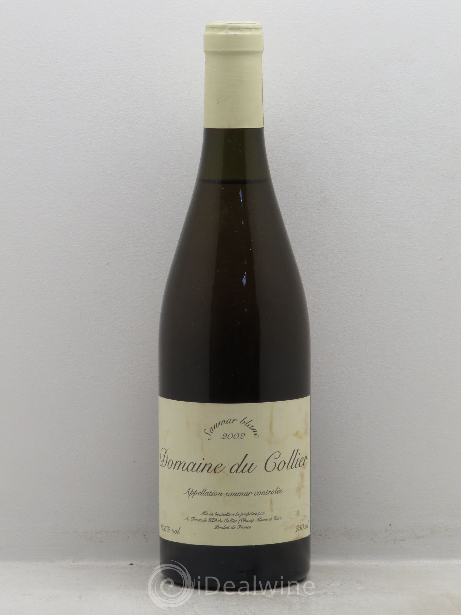 Saumur Domaine du Collier (sans prix de réserve) 2002 - Lot de 1 bouteille - 0