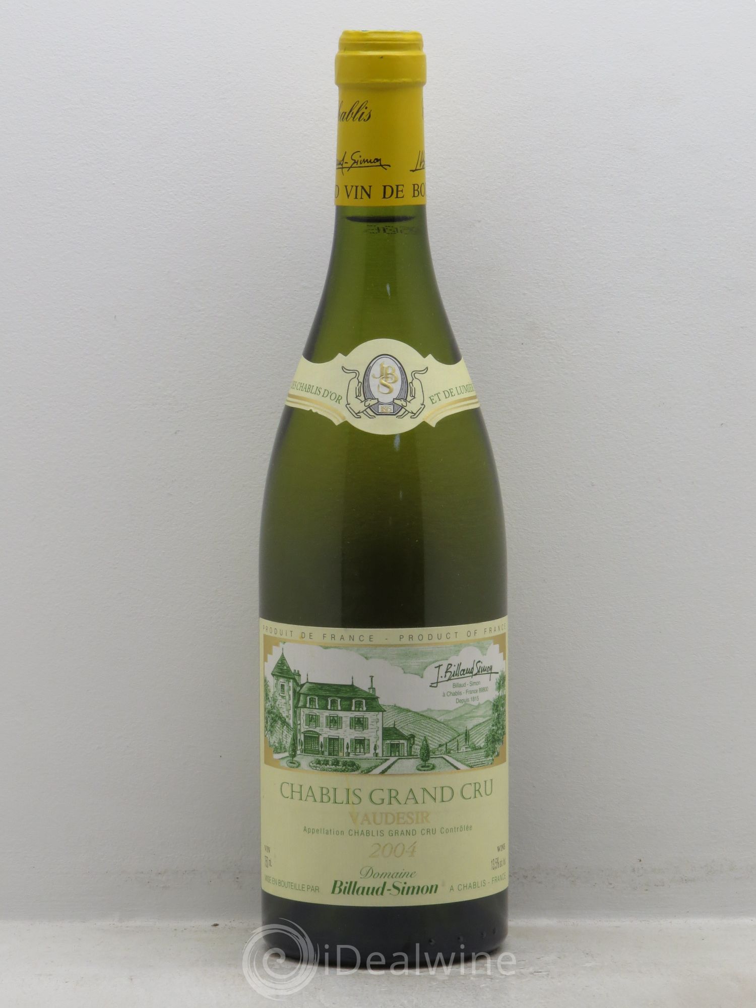 Chablis Grand Cru (sans prix de réserve) 2004 - Lot de 1 bouteille - 0