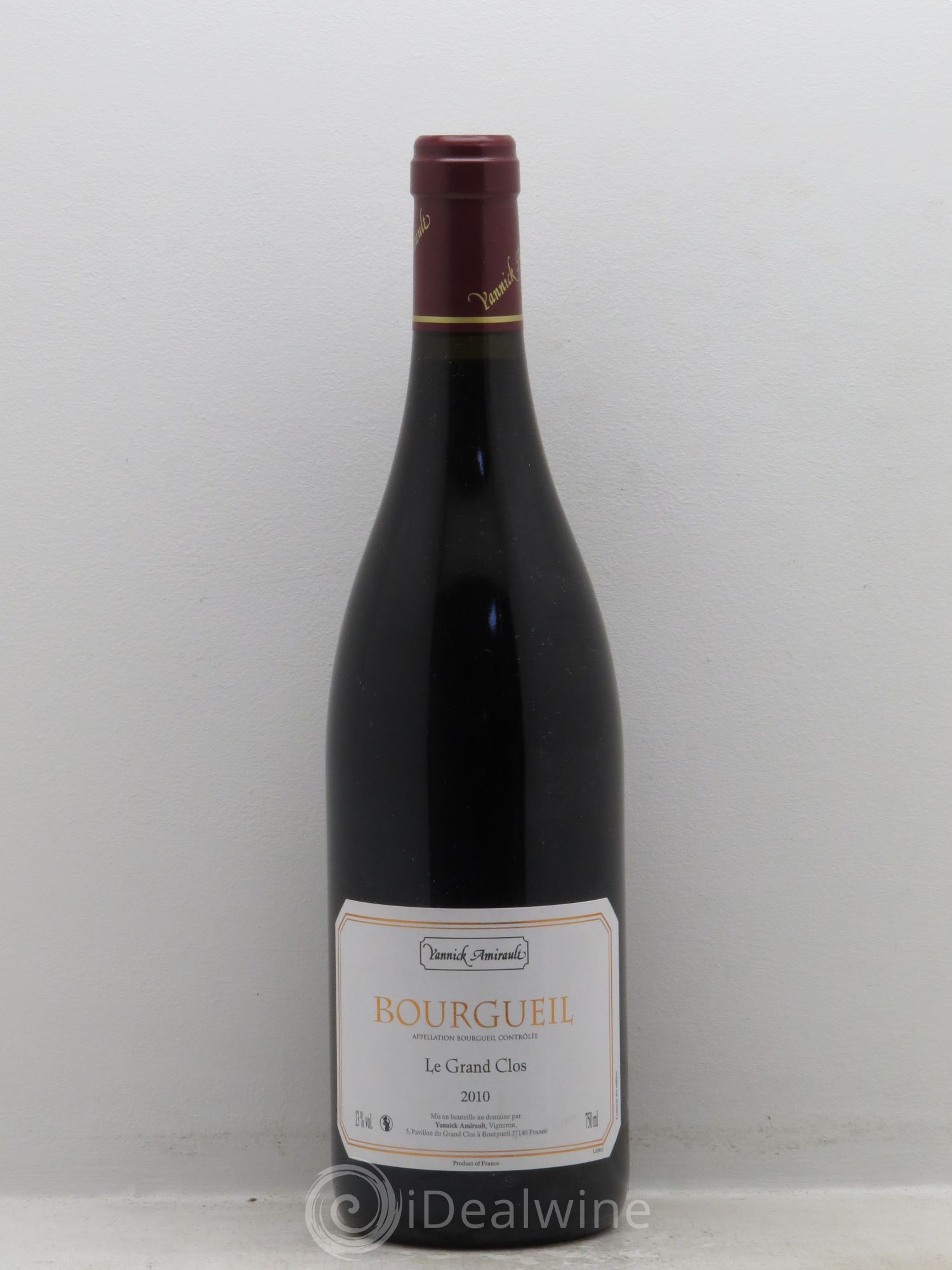 Bourgueil Grand Clos Yannick Amirault (Domaine) (sans prix de réserve) 2010 - Lot de 1 bouteille - 0