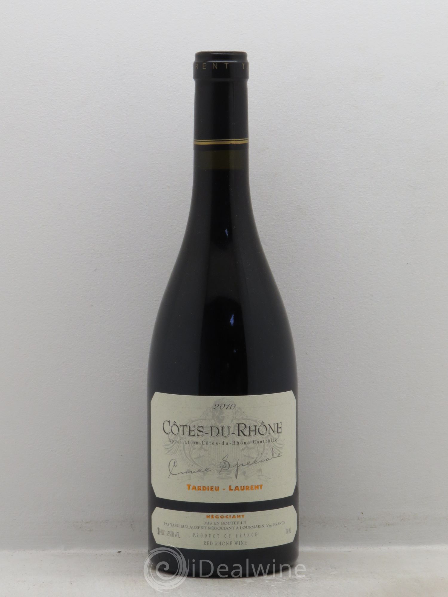 Côtes-du-Rhône Cuvée spéciale Maison Tardieu-Laurent (sans prix de réserve) 2010 - Lot de 1 bouteille - 0