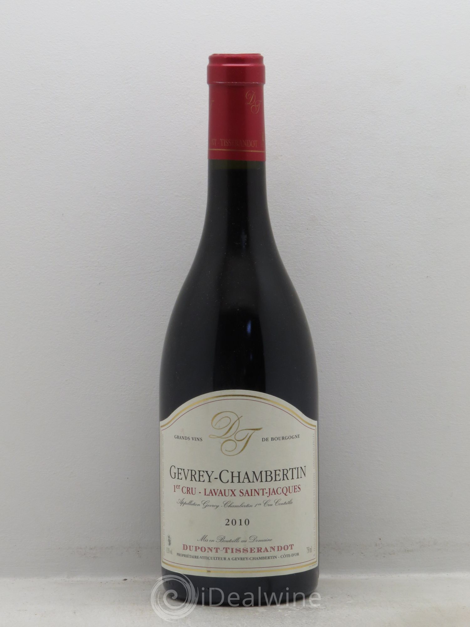 Gevrey-Chambertin 1er Cru Lavaux Saint-Jacques Dupont-Tisserandot (Domaine) (sans prix de réserve) 2010 - Lot de 1 bouteille - 0