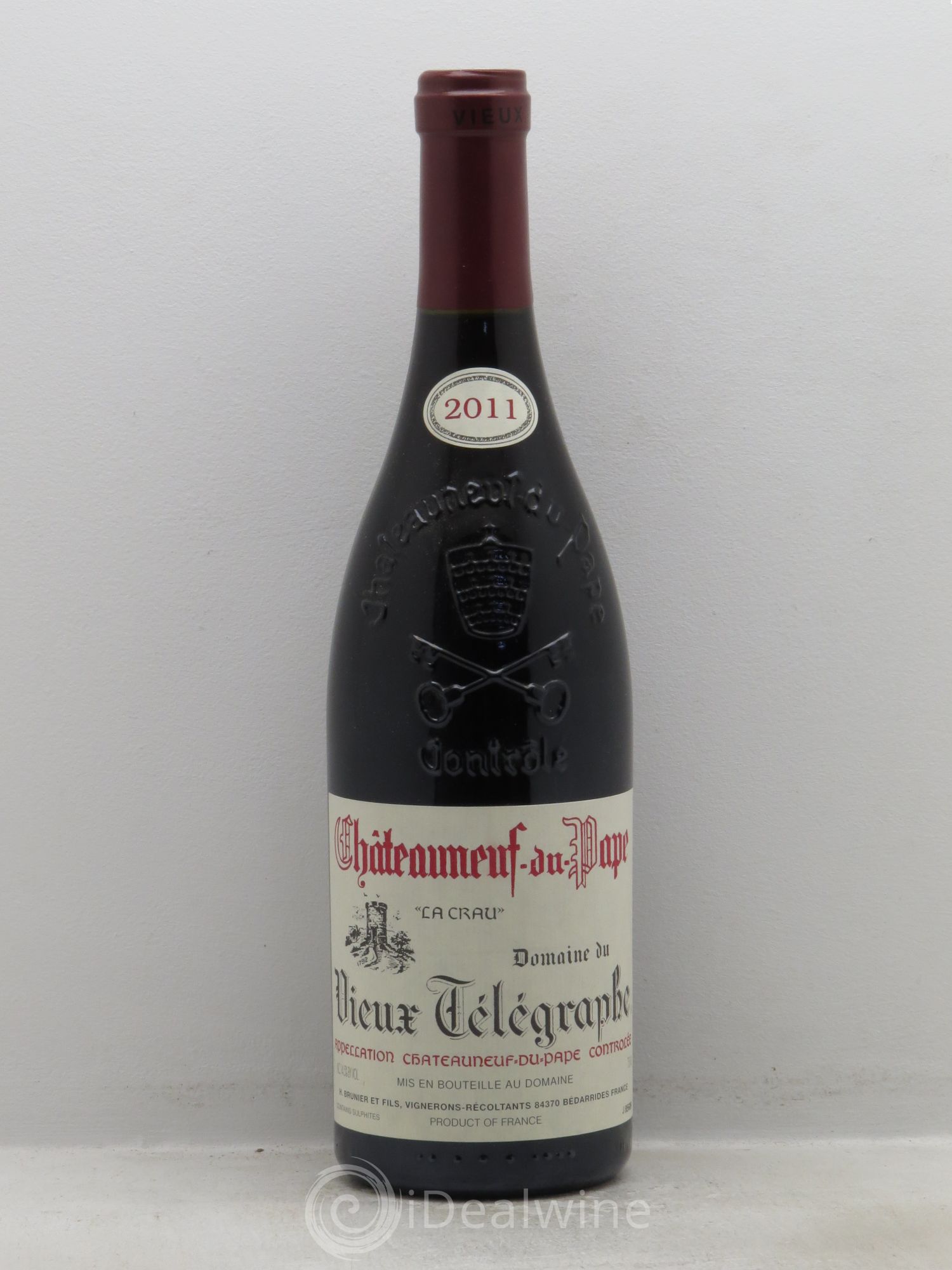 Châteauneuf-du-Pape Vieux Télégraphe (Domaine du) Vignobles Brunier la Crau (sans prix de réserve) 2011 - Posten von 1 Flasche - 0