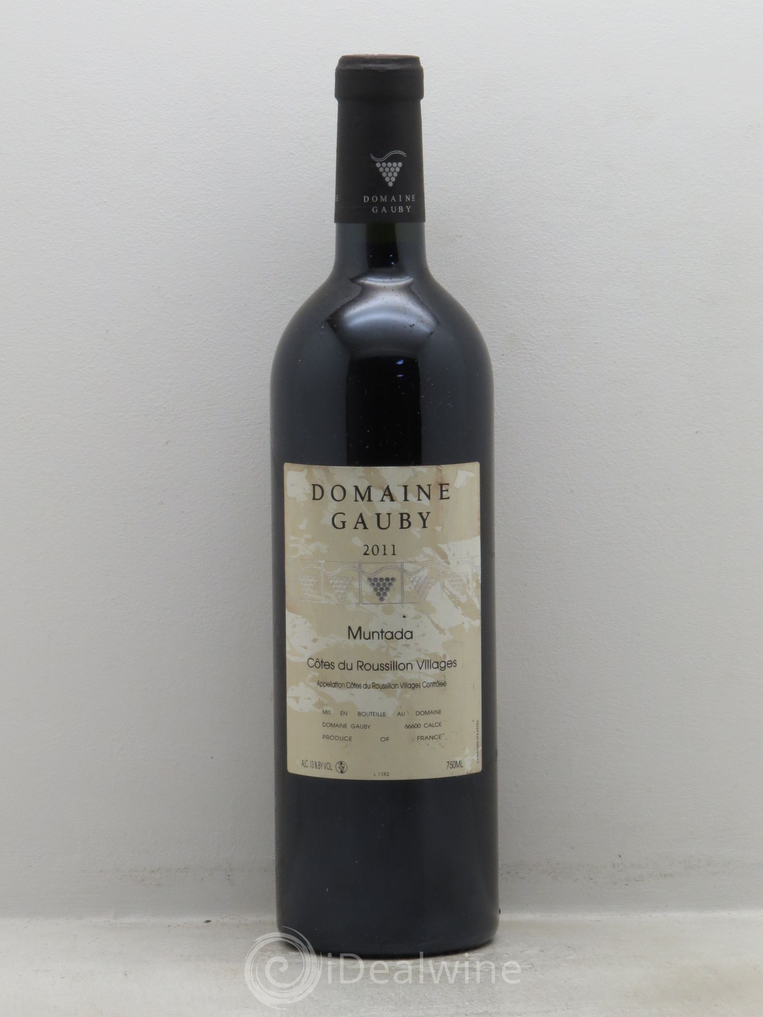 Côtes Catalanes (anciennement Côtes du Roussillon Villages) La Muntada Gauby (Domaine) (sans prix de réserve) 2011 - Lot de 1 bouteille - 0