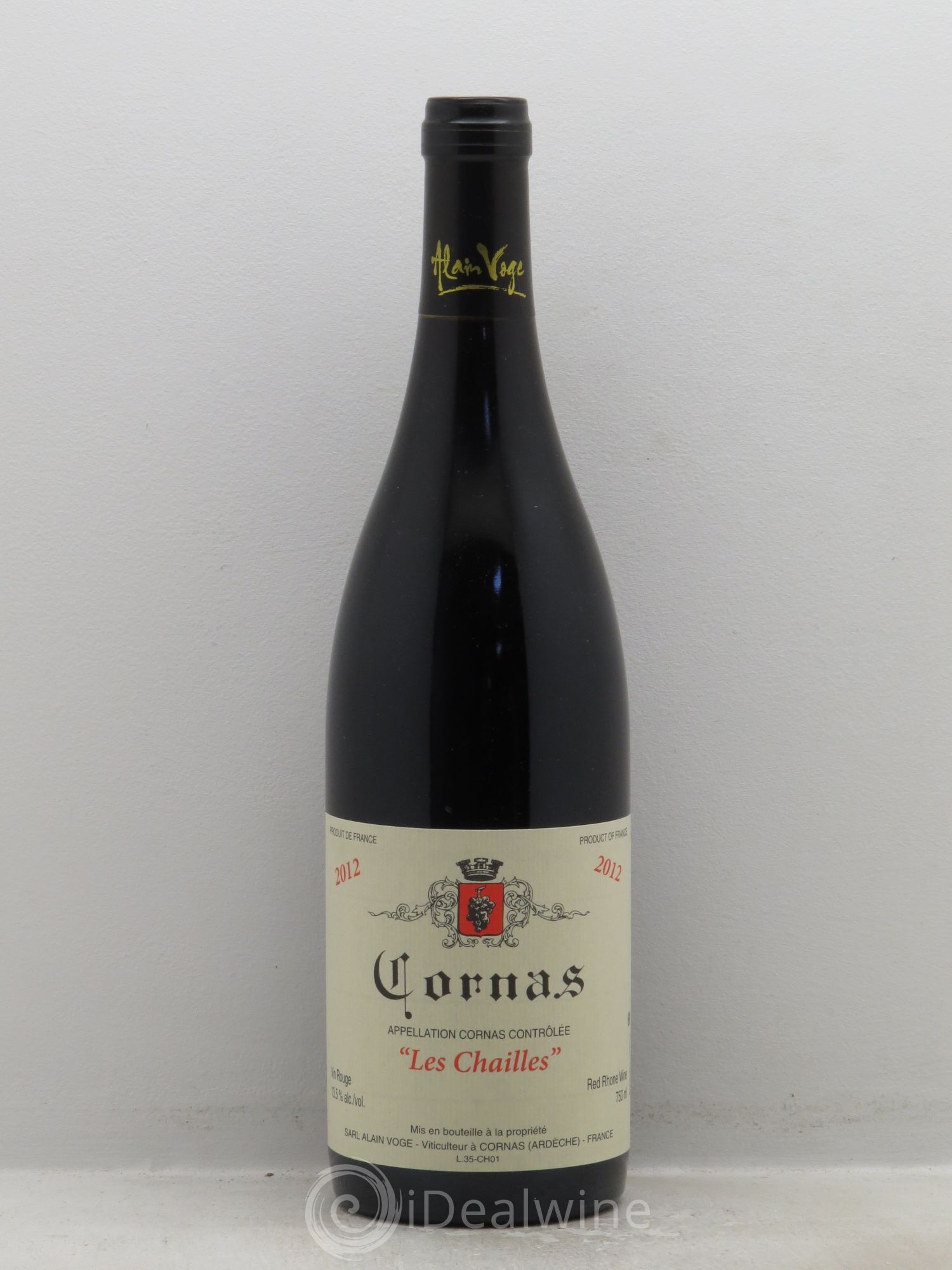 Cornas Les Chailles Alain Voge (Domaine) (sans prix de réserve) 2012 - Lot de 1 bouteille - 0