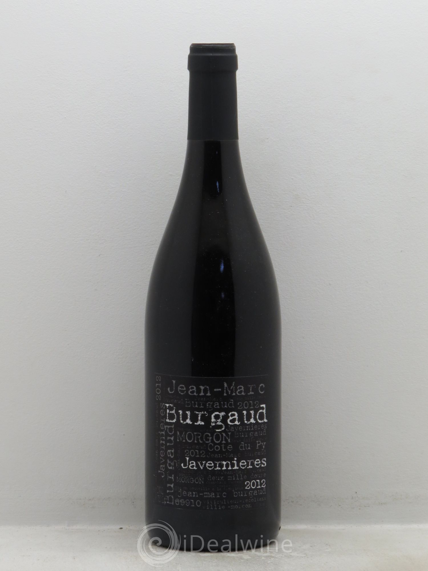 Morgon Côte du Py Javernières Jean-Marc Burgaud (Domaine) (sans prix de réserve) 2012 - Lot de 1 bouteille - 0