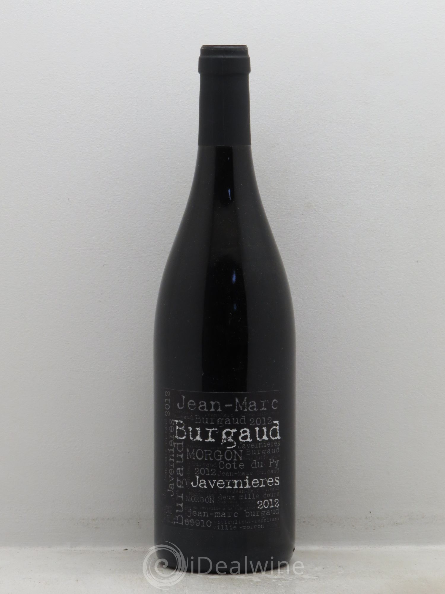 Morgon Côte du Py Javernières Jean-Marc Burgaud (Domaine) (sans prix de réserve) 2012 - Lot de 1 bouteille - 0