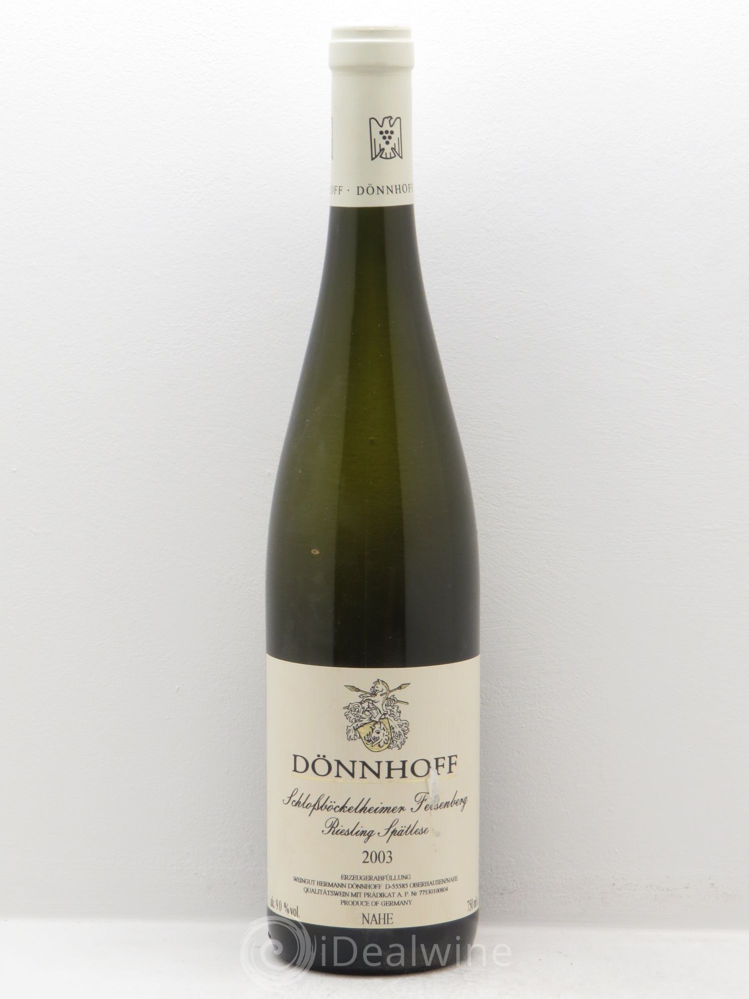 Riesling Weingut Donnhoff Riesling Felsenberg Spätlese 2003 - Posten von 1 Flasche - 0