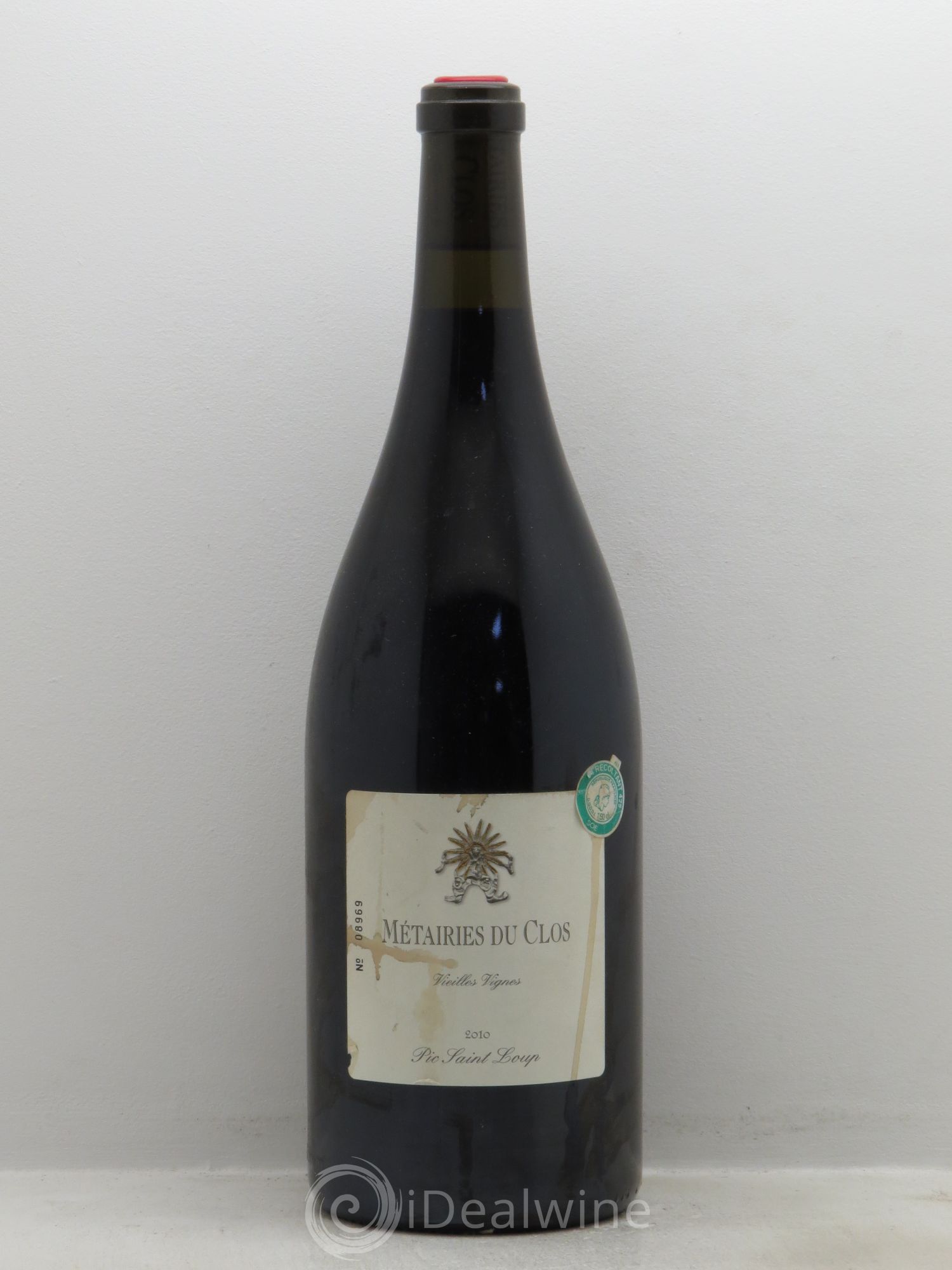 Pic Saint-Loup Les Métairies du Clos Vieilles Vignes Christophe Peyrus et Françoise Julien Vieilles Vignes (sans prix de réserve) 2010 - Lot de 1 magnum - 0