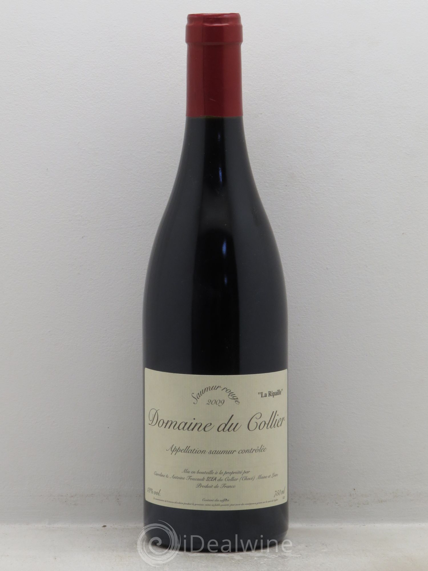 Saumur "la Ripaille" Domaine du Collier (sans prix de réserve) 2009 - Posten von 1 Flasche - 0
