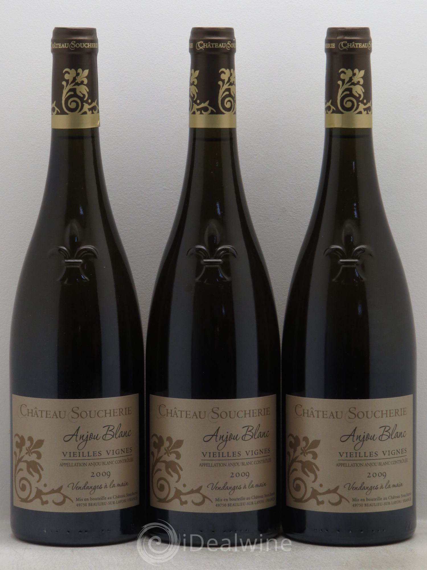 Anjou Vieilles Vignes Château de Soucherie (sans prix de réserve) 2009 - Posten von 3 Flaschen - 0