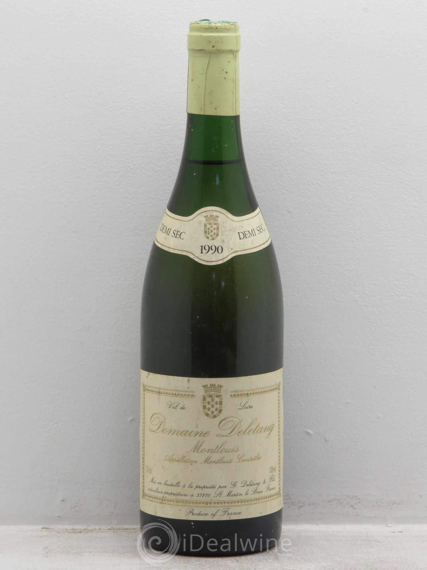 Montlouis-sur-Loire Domaine Deletang (demi-sec) 1990 - Posten von 1 Flasche - 0