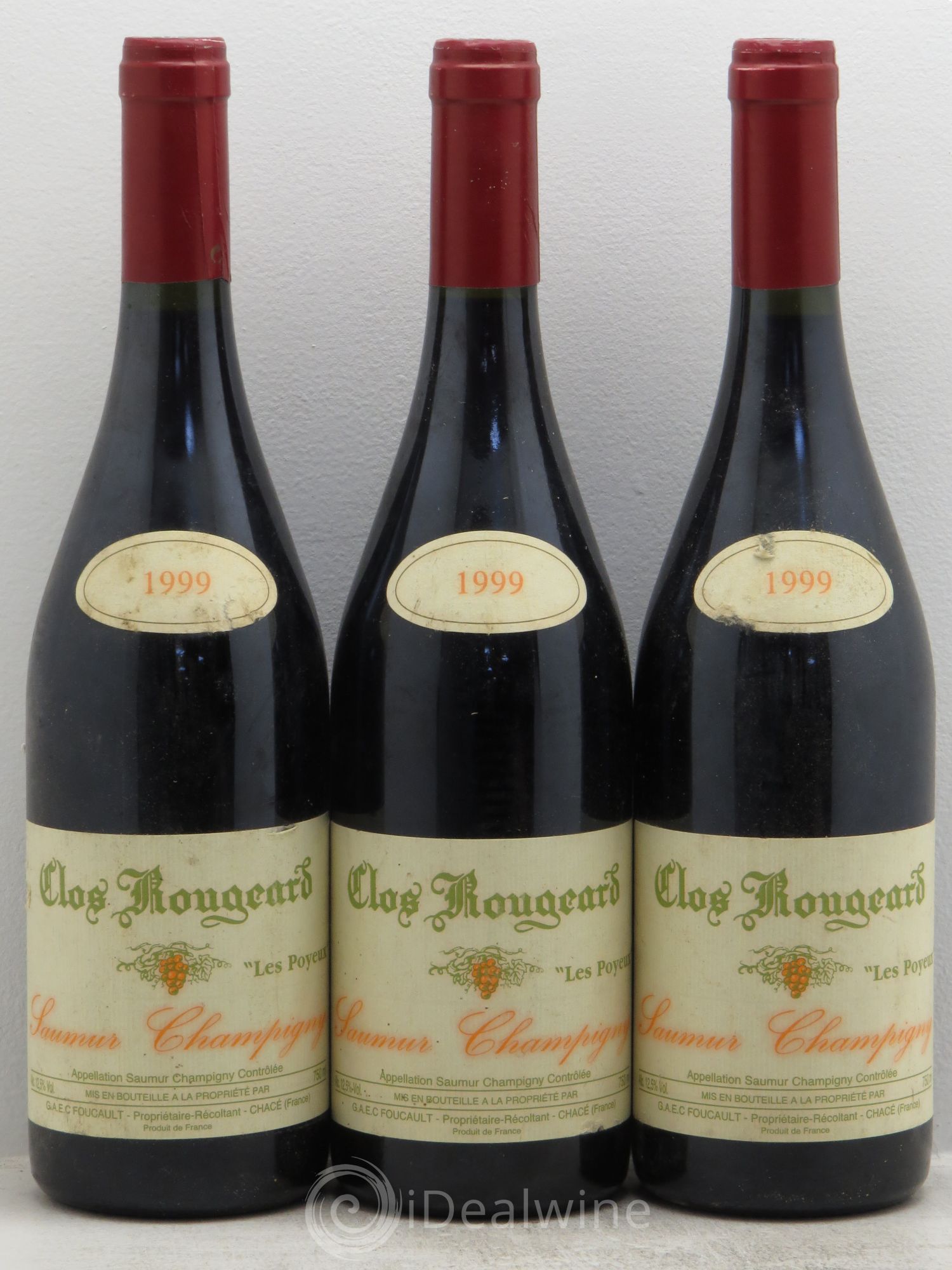 Saumur-Champigny Les Poyeux Clos Rougeard 1999 - Lot de 3 bouteilles - 0