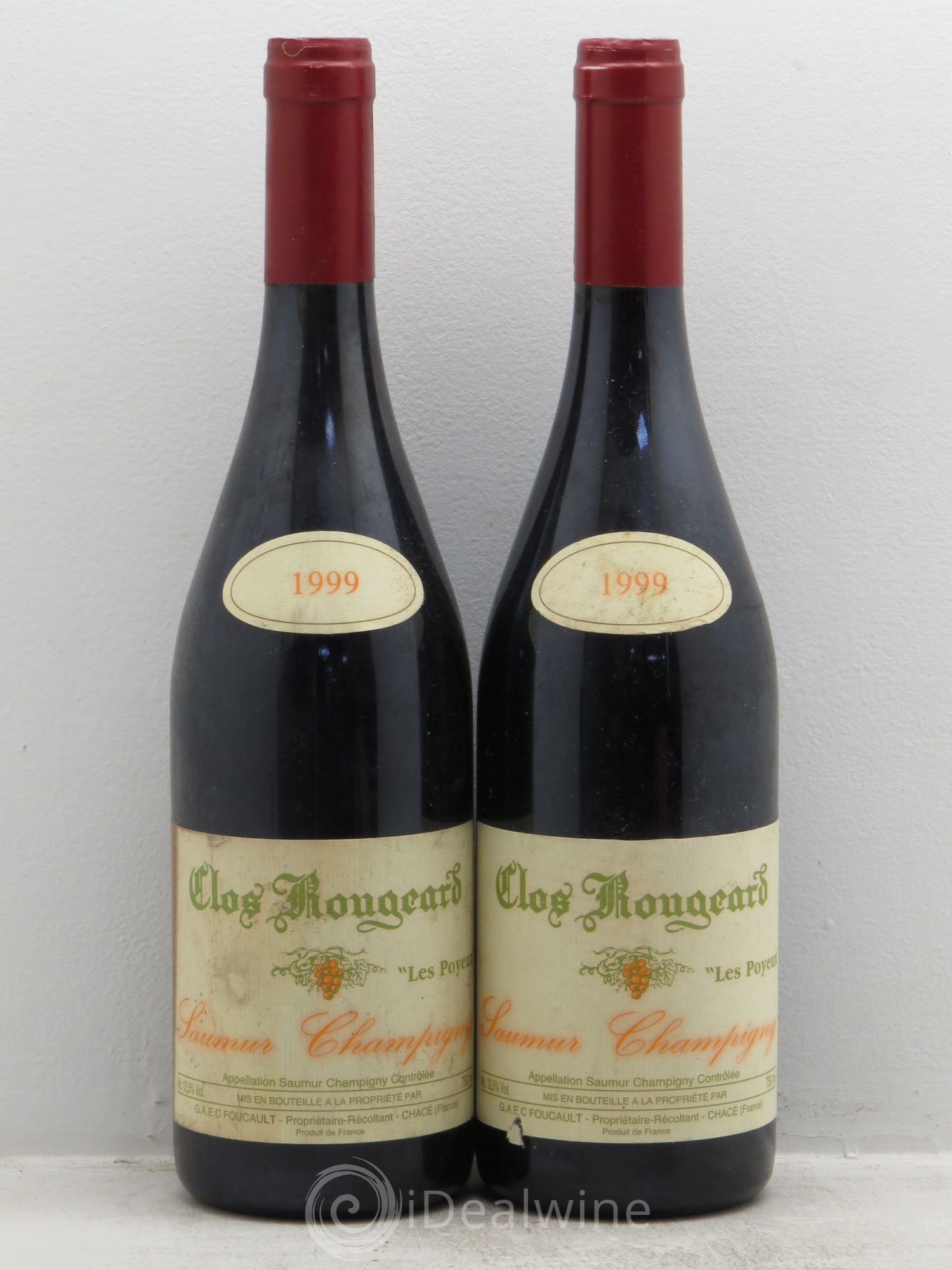 Saumur-Champigny Les Poyeux Clos Rougeard 1999 - Lot de 2 bouteilles - 0