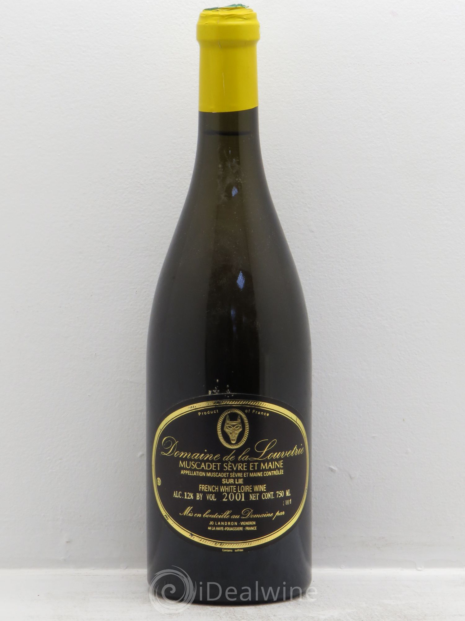 Muscadet Domaine de la Louvetrie 2001 - Posten von 1 Flasche - 0
