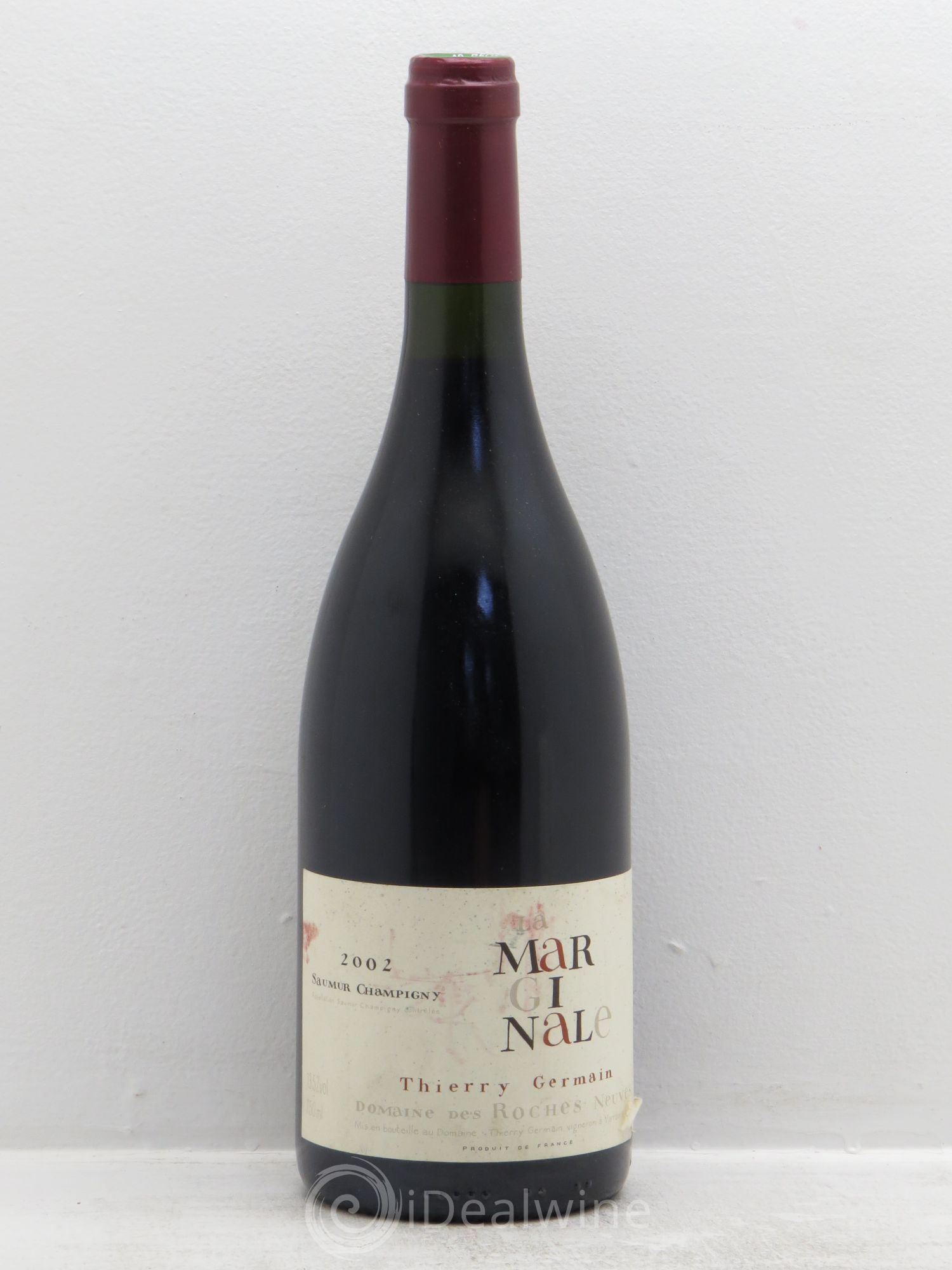 Saumur-Champigny La Marginale Domaine des Roches Neuves - Thierry Germain 2002 - Lot de 1 bouteille - 0