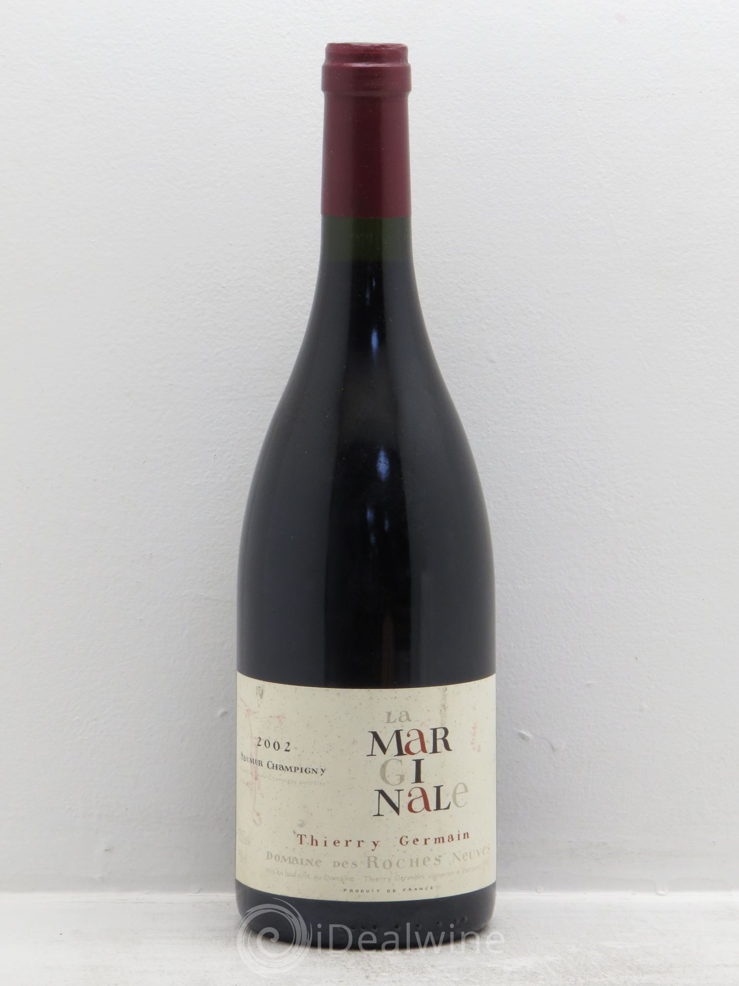 Saumur-Champigny La Marginale Domaine des Roches Neuves - Thierry Germain 2002 - Lot de 1 bouteille - 0