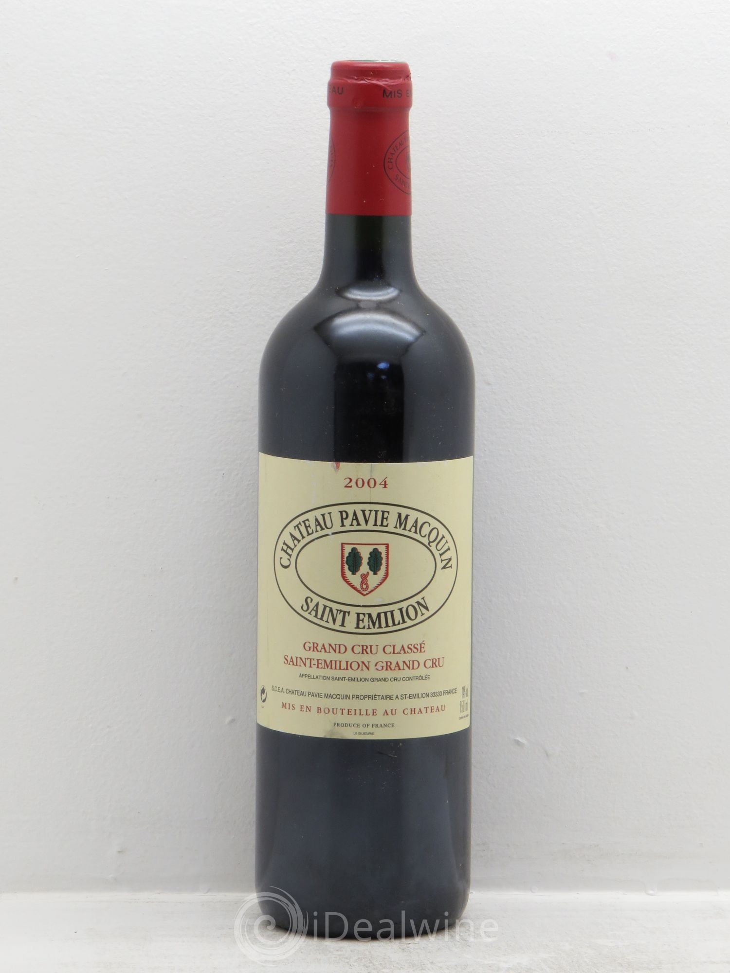 Château Pavie Macquin 1er Grand Cru Classé B (sans prix de réserve) 2004 - Lot de 6 bouteilles - 0