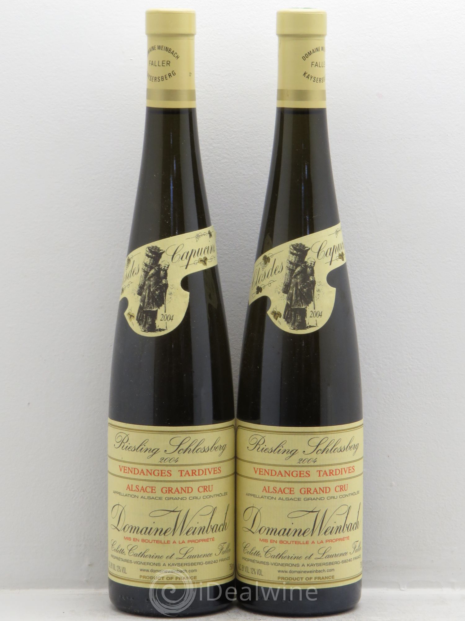 Alsace Grand Cru Schlossberg Riesling Weinbach (Domaine) 2004 - Posten von 2 Flaschen - 0
