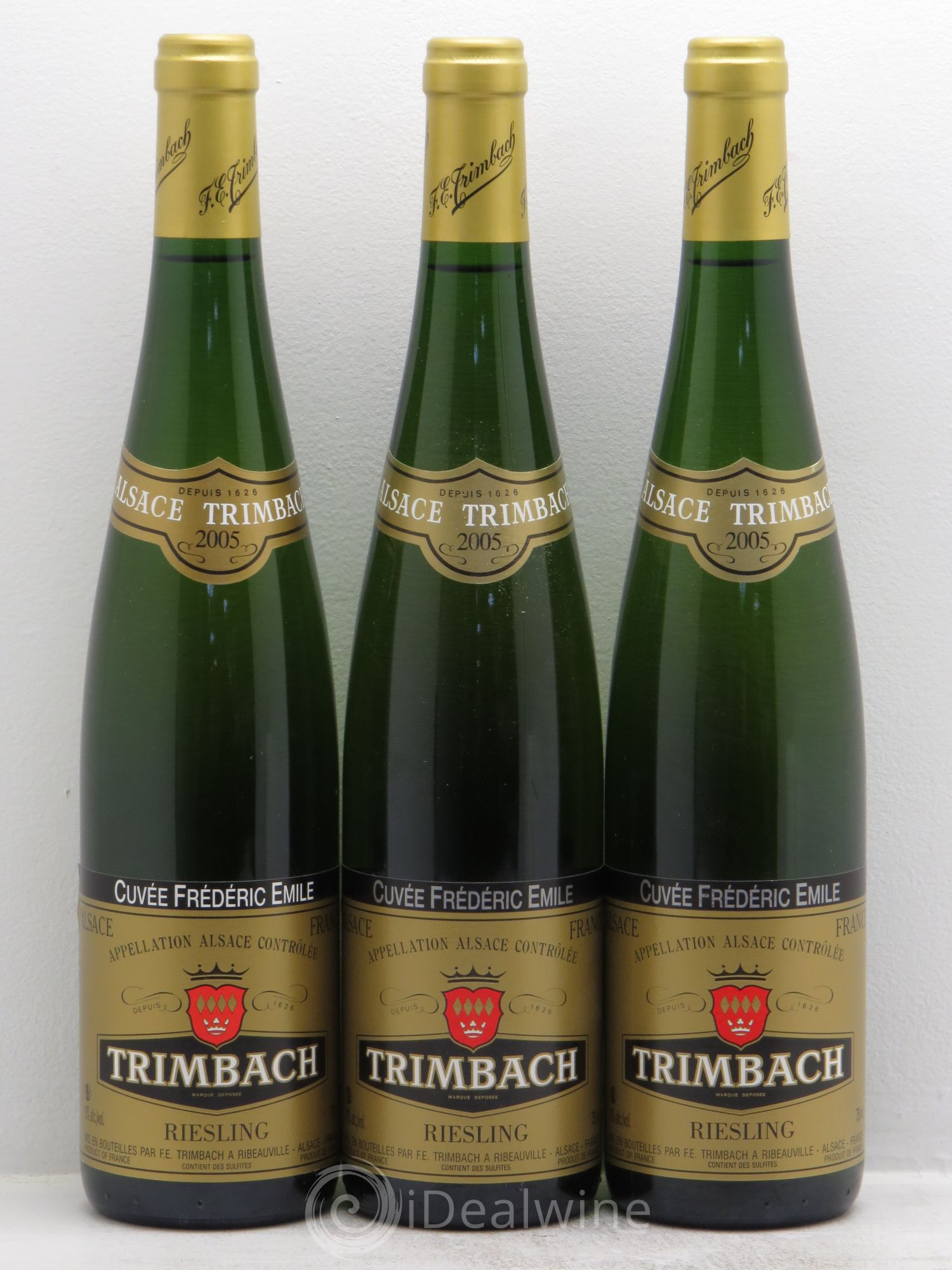 Alsace Riesling Cuvée Frédéric Emile Trimbach (Domaine) 2005 - Lot de 3 bouteilles - 0