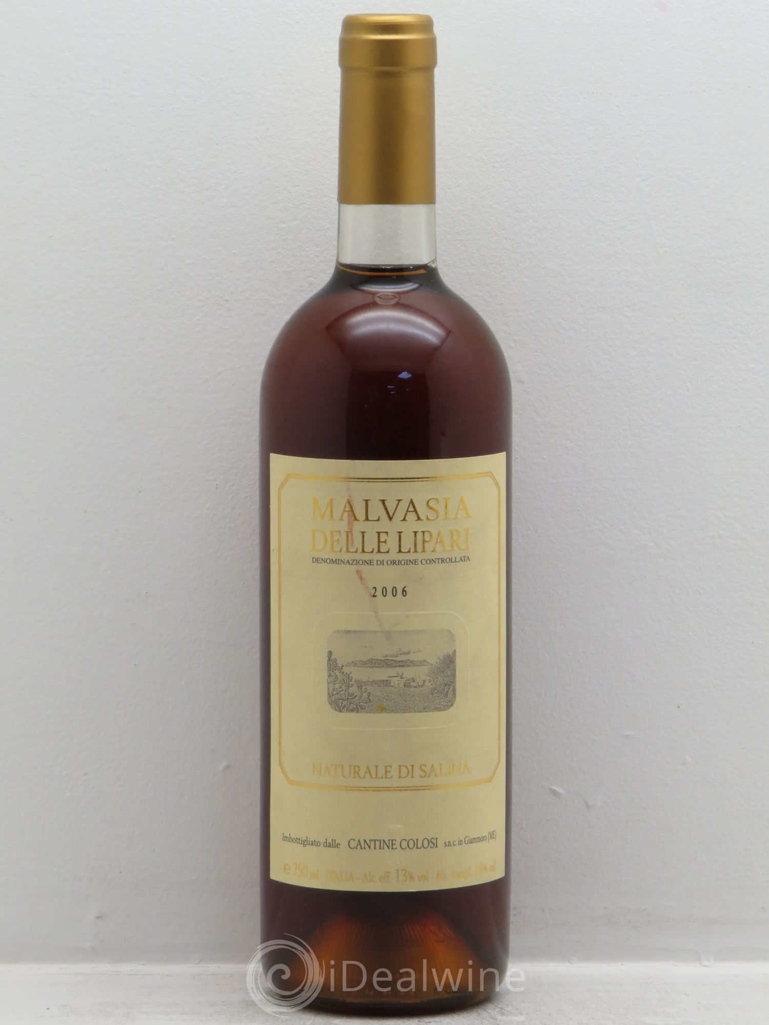 Italie Malvasia delle Lipari Naturale Disalina Cantine Colosi 2006 - Posten von 1 Flasche - 0