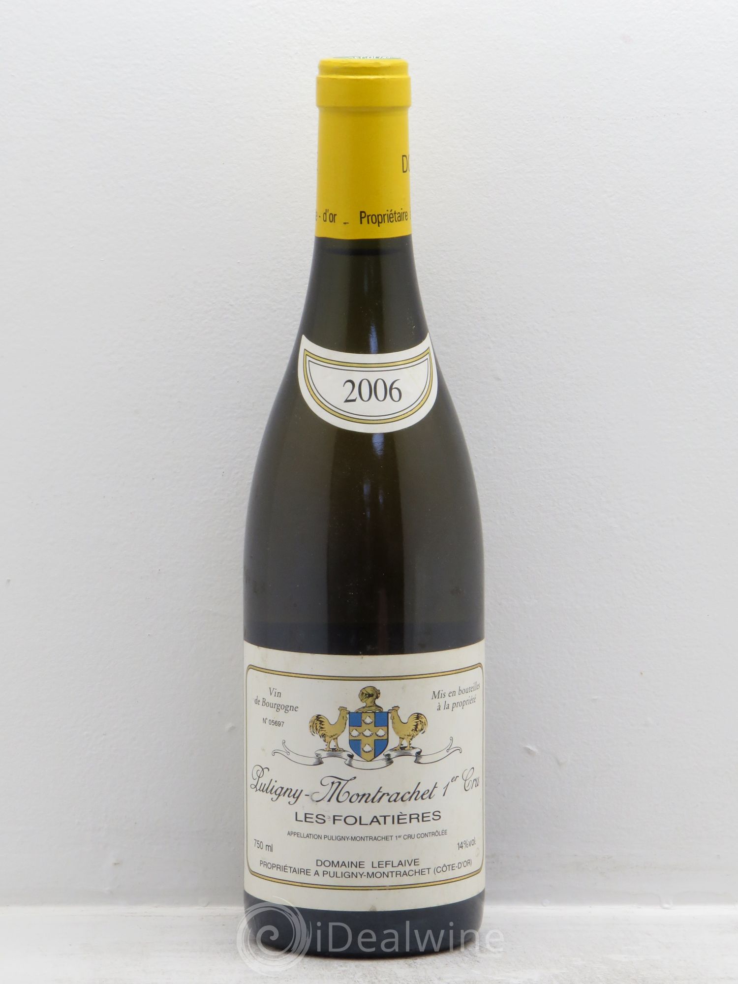 Puligny-Montrachet 1er Cru Les Folatières Leflaive (Domaine) 2006 - Lot de 1 bouteille - 0