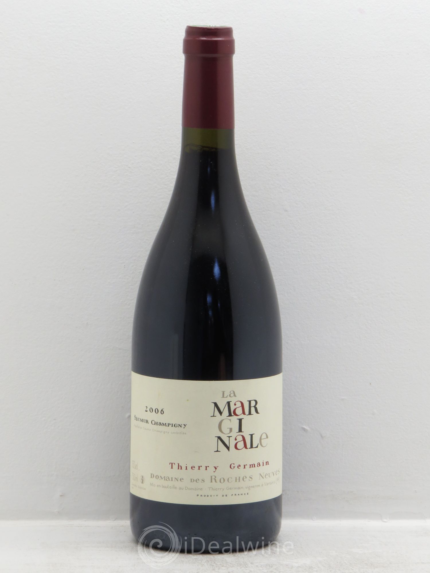 Saumur-Champigny La Marginale Domaine des Roches Neuves - Thierry Germain 2006 - Lot de 1 bouteille - 0