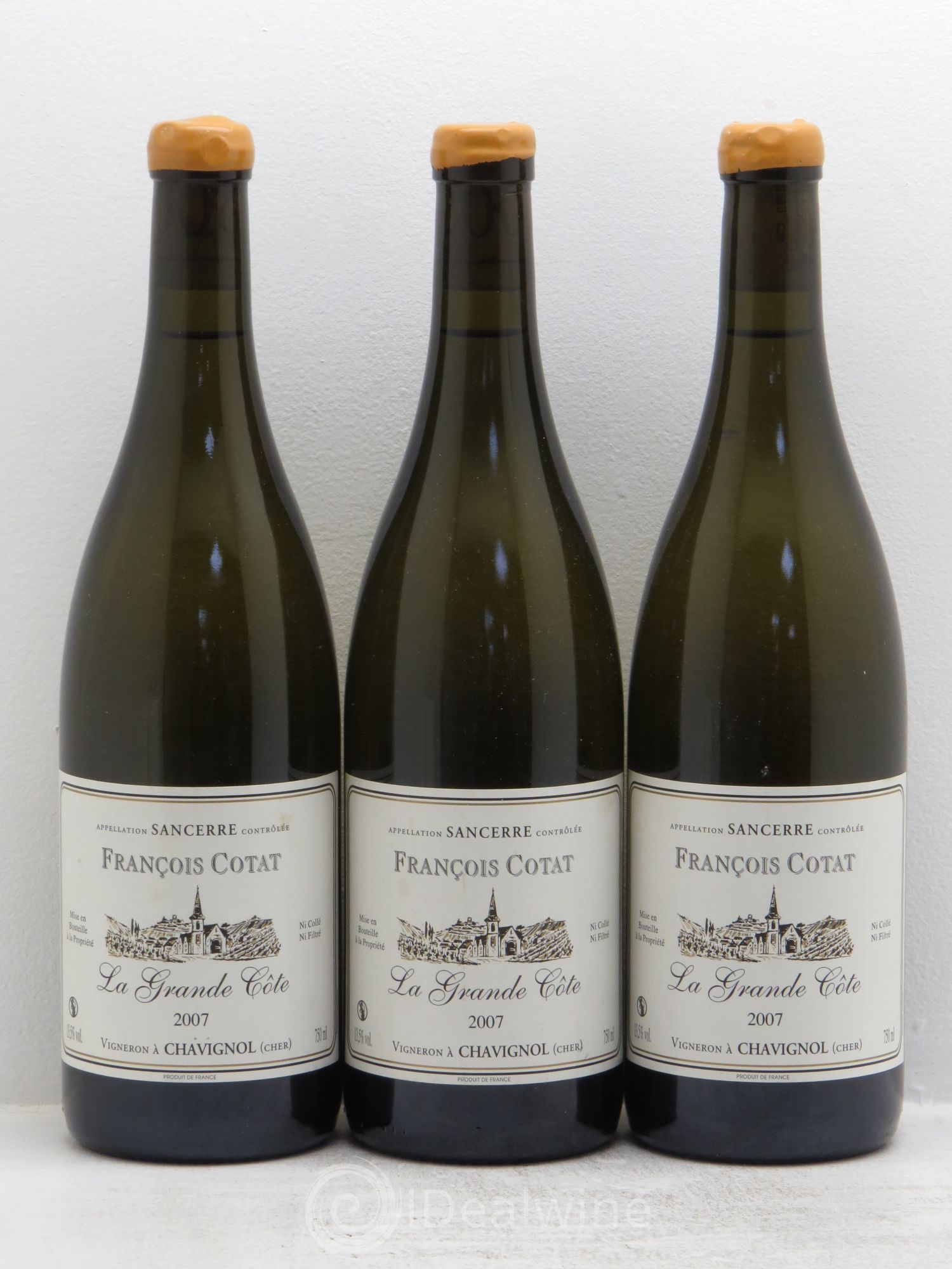 Sancerre La Grande Côte François Cotat 2007 - Lot de 3 bouteilles - 0