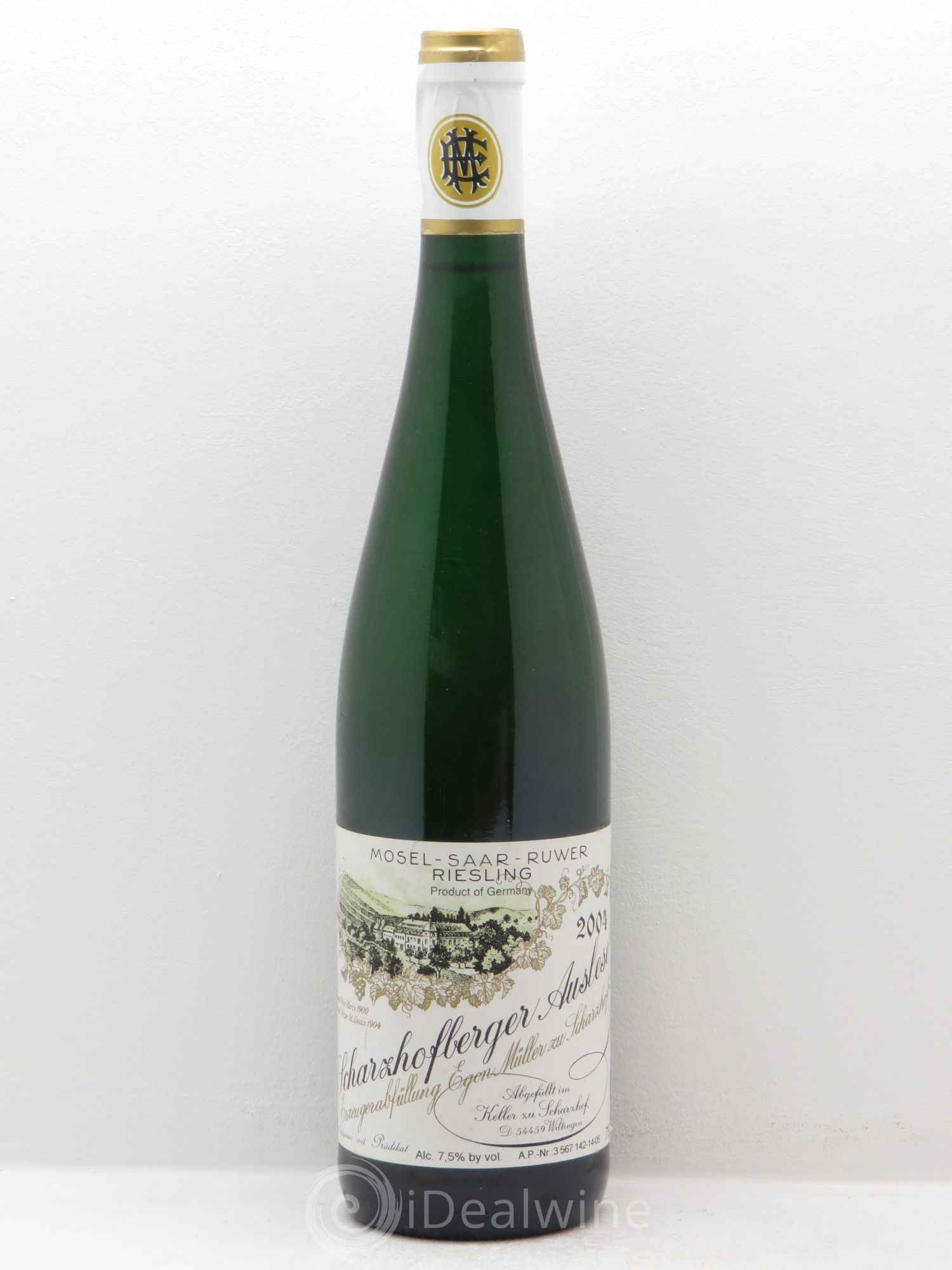 Riesling Weingut Egon Muller Scharzhofberger Riesling Auslese 2004 - Posten von 1 Flasche - 0