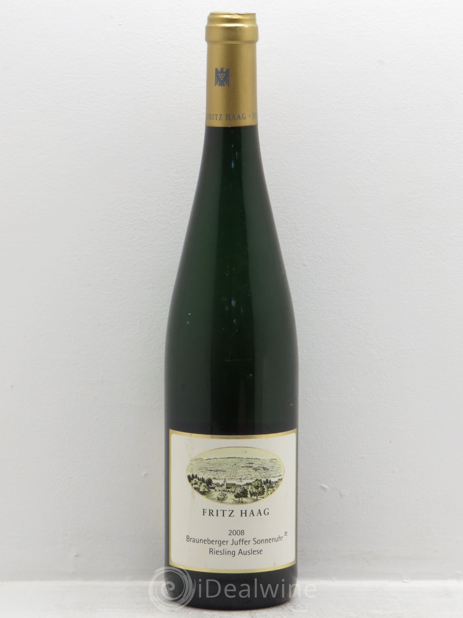 Riesling Fritz Haag Brauneberger Juffer Sonnenuhr Auslese Gold Caps 2008 - Lot de 1 bouteille - 0