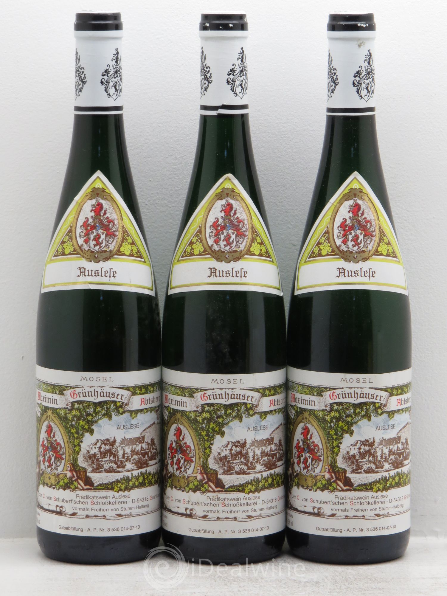 Allemagne Mosel-Saar Abtsberg Maximin Grunhauser Auslese (sans prix de réserve) 2009 - Lotto di 3 bottiglie - 0