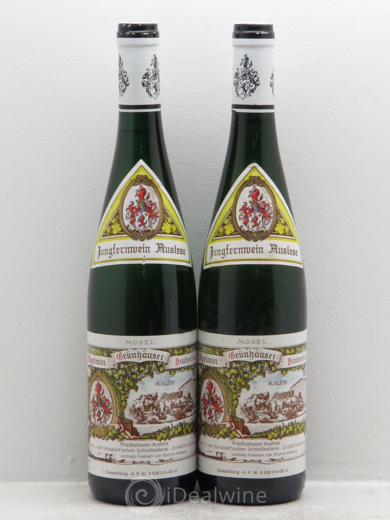 Riesling Auslese Maximin Grunahausen Jungfernwein Bruderberg 2009 - Posten von 2 Flaschen - 0