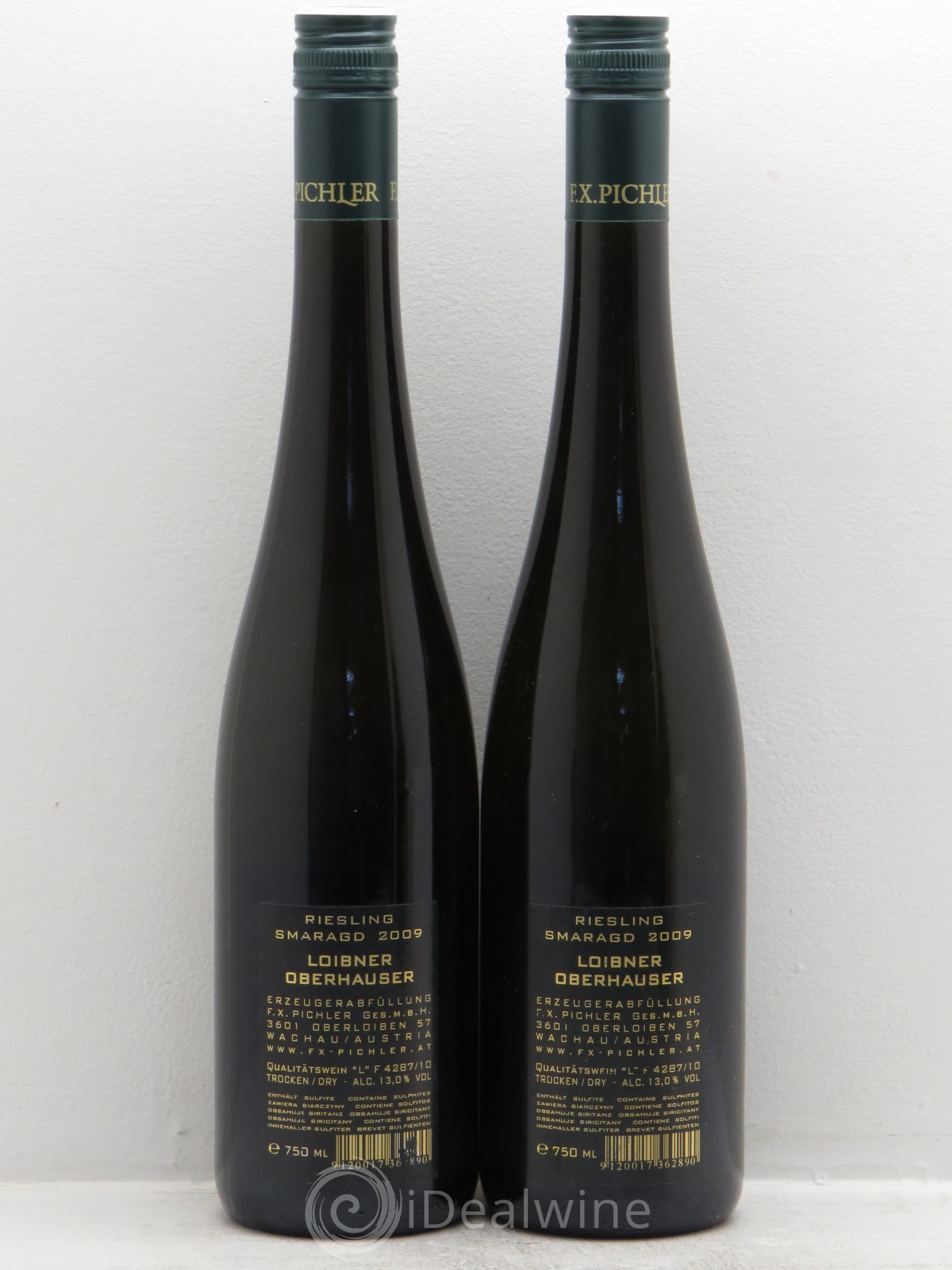 Riesling Smaragd Loibner Oberhauser FX Pichler 2009 - Lotto di 2 bottiglie - 1
