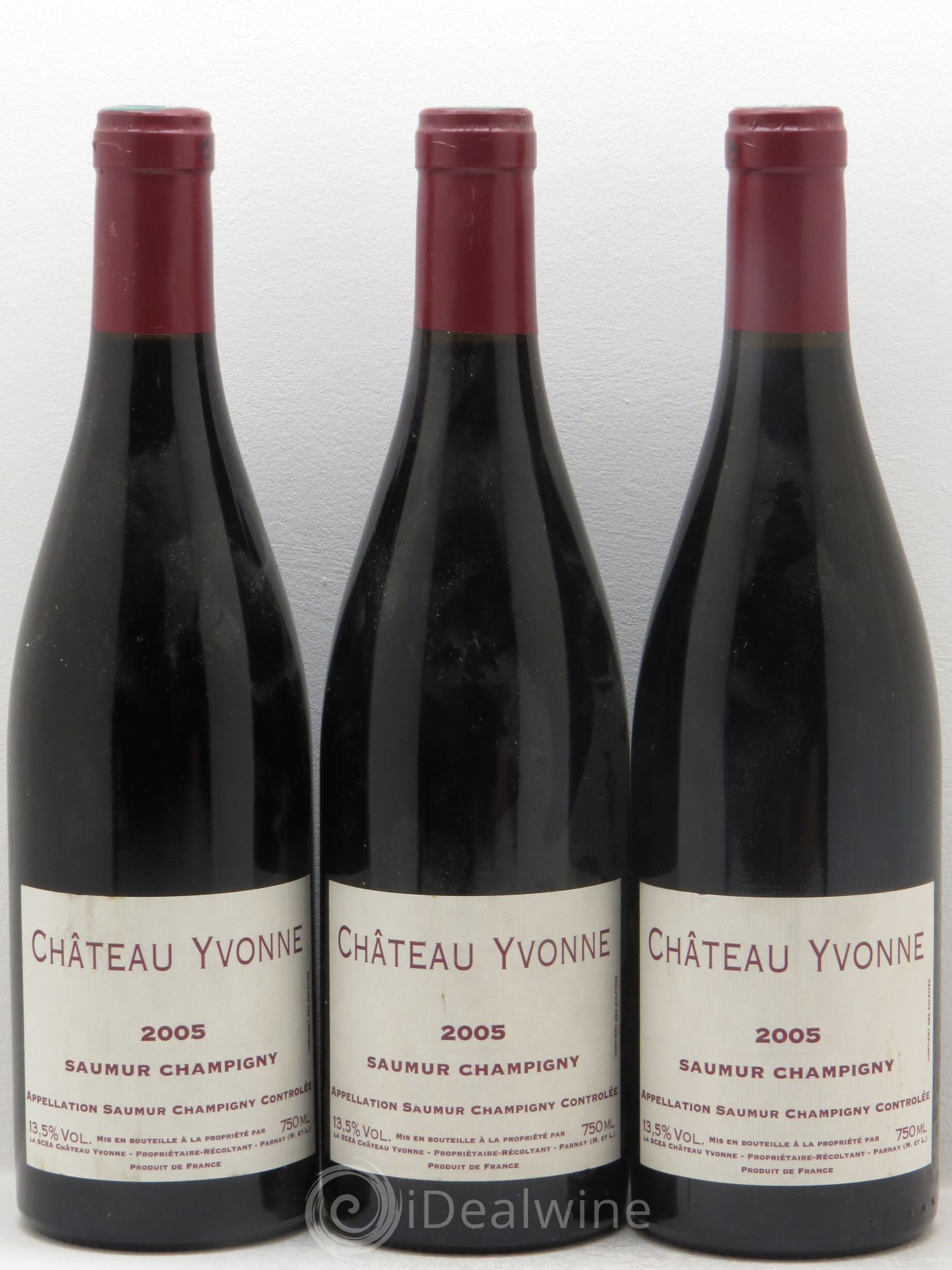 Saumur-Champigny Château Yvonne 2005 - Posten von 3 Flaschen - 0