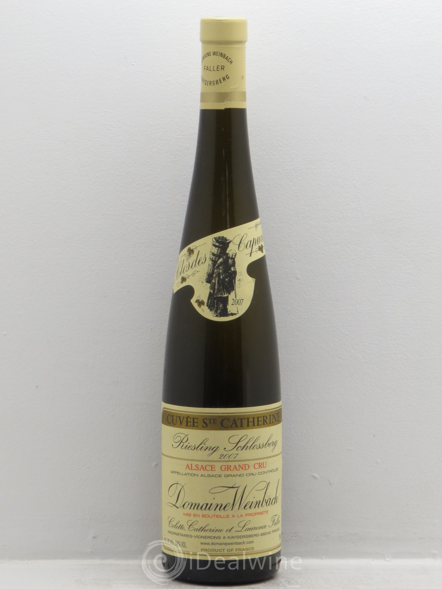 Alsace Grand Cru Schlossberg Riesling Weinbach (Domaine) 2007 - Lot de 1 bouteille - 0