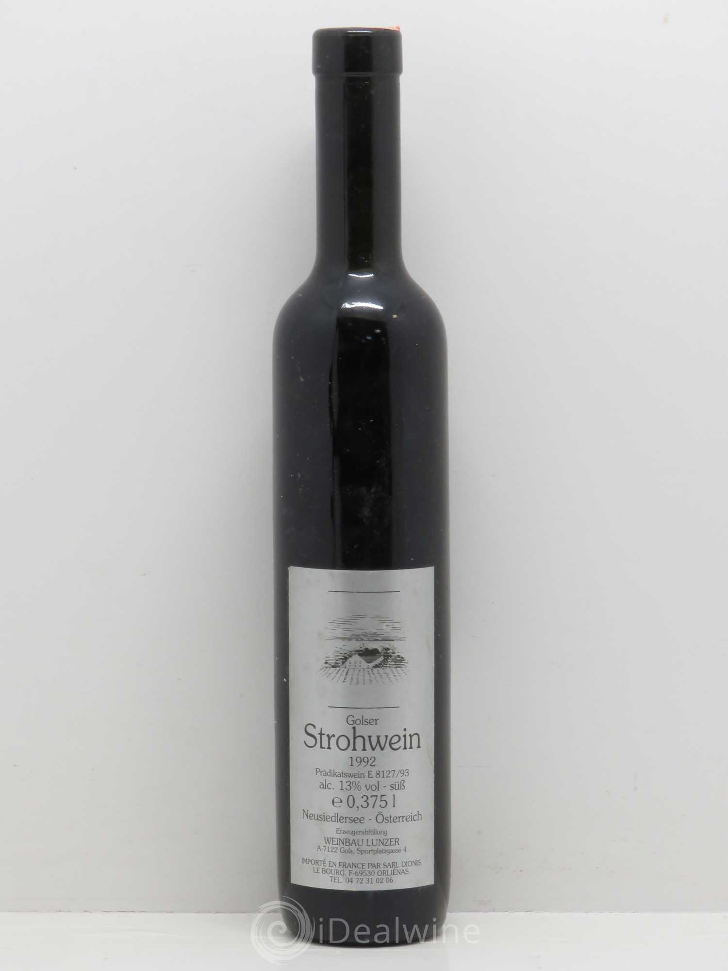 Autriche Golser Strohwein 1992 - Posten von 1 Demi-Flasche - 0